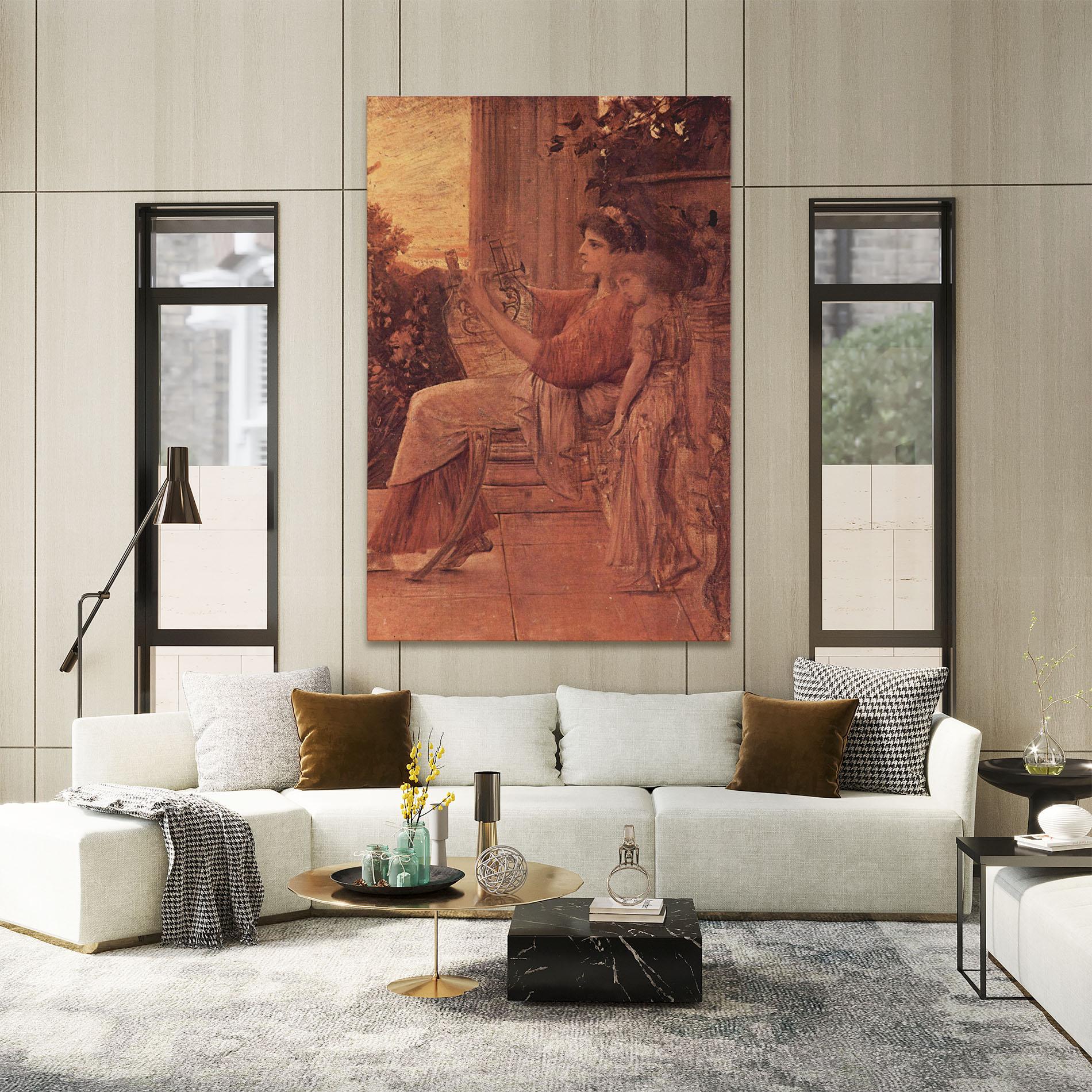 Obraz na Płótnie Gustav Klimt Painting mockup 2