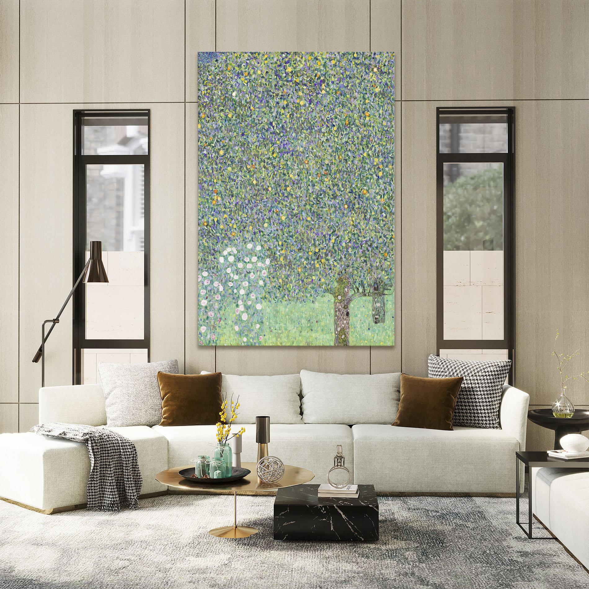 Obraz na Płótnie Rosebushes mockup 2