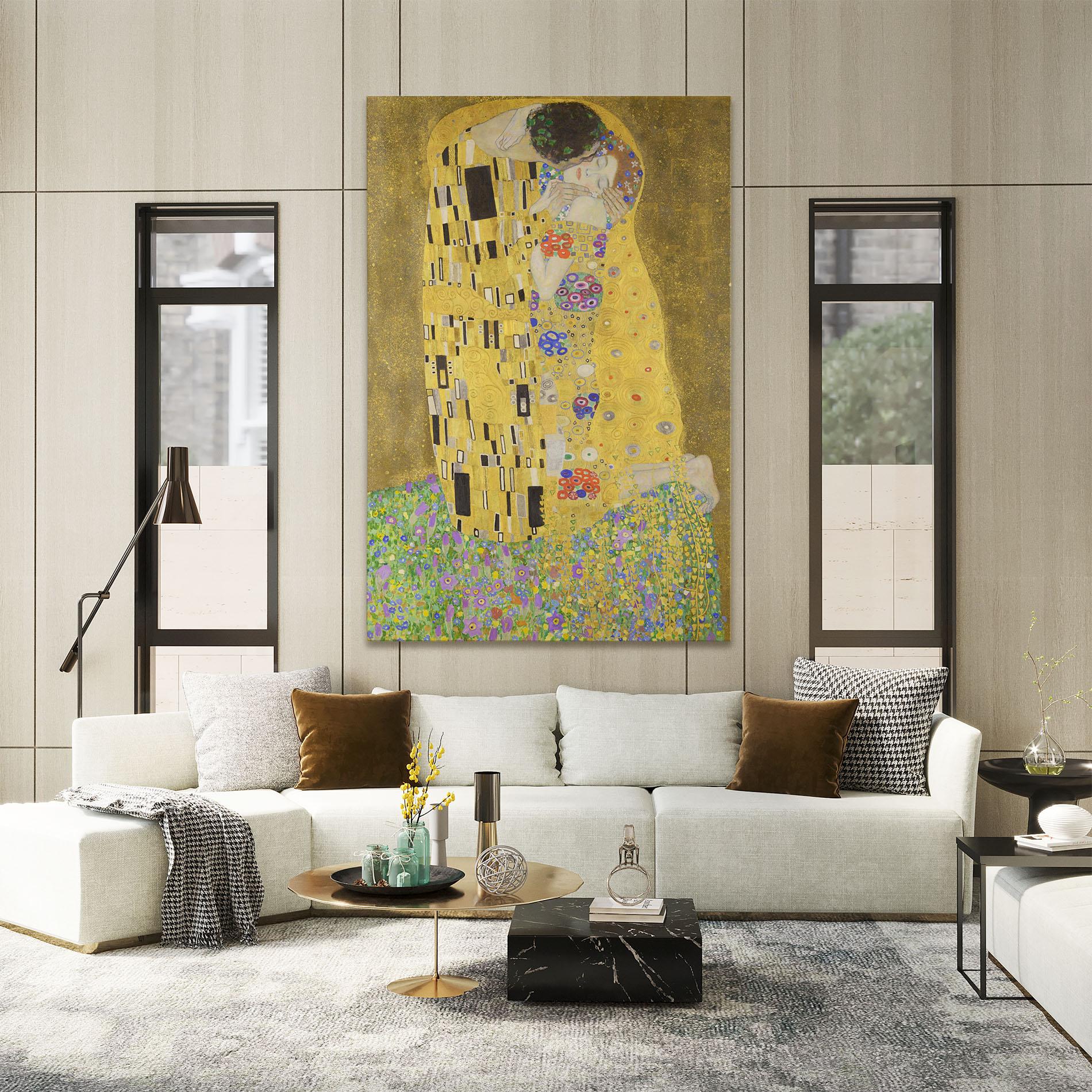 Obraz na Płótnie The Kiss mockup 2