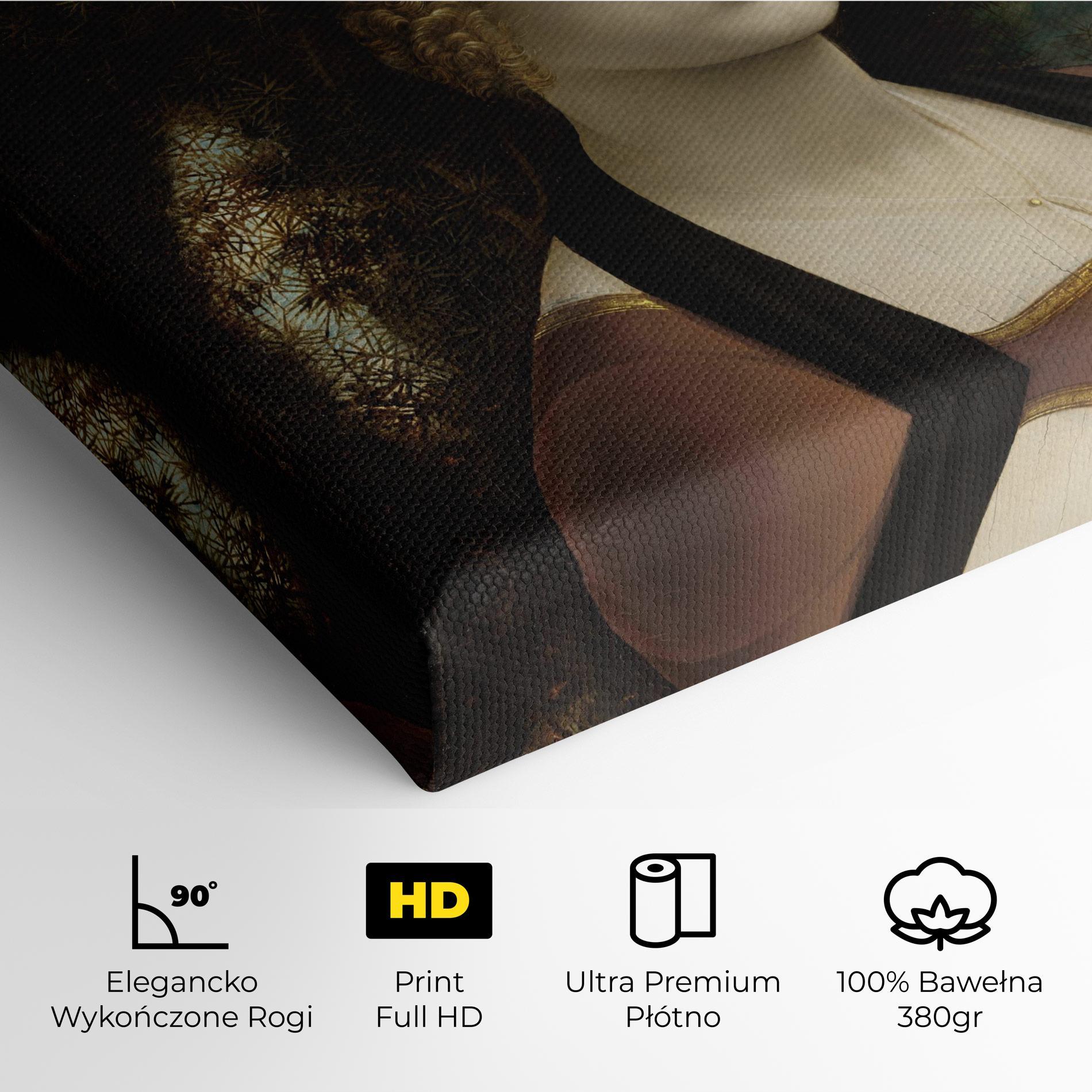 Obraz na Płótnie Leonardo Da Vinci Ginevra De Benci mockup 4