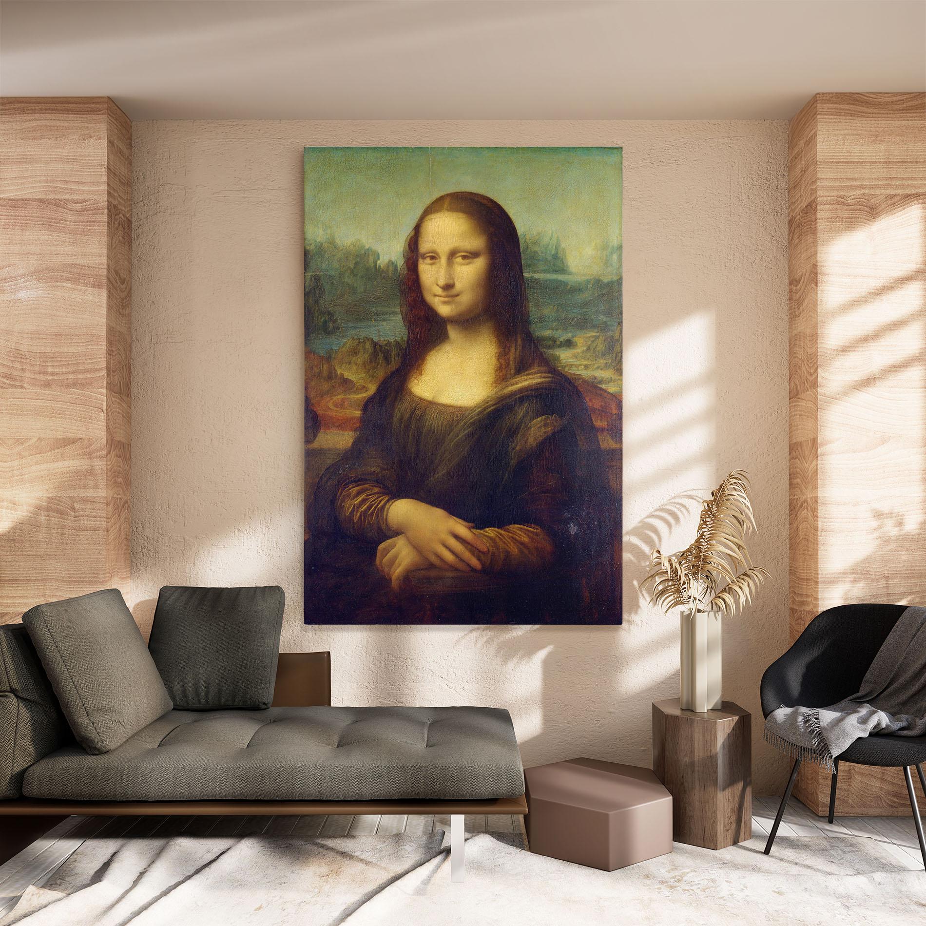 Obraz na Płótnie Gioconda By Leonardo Da Vinci mockup 8