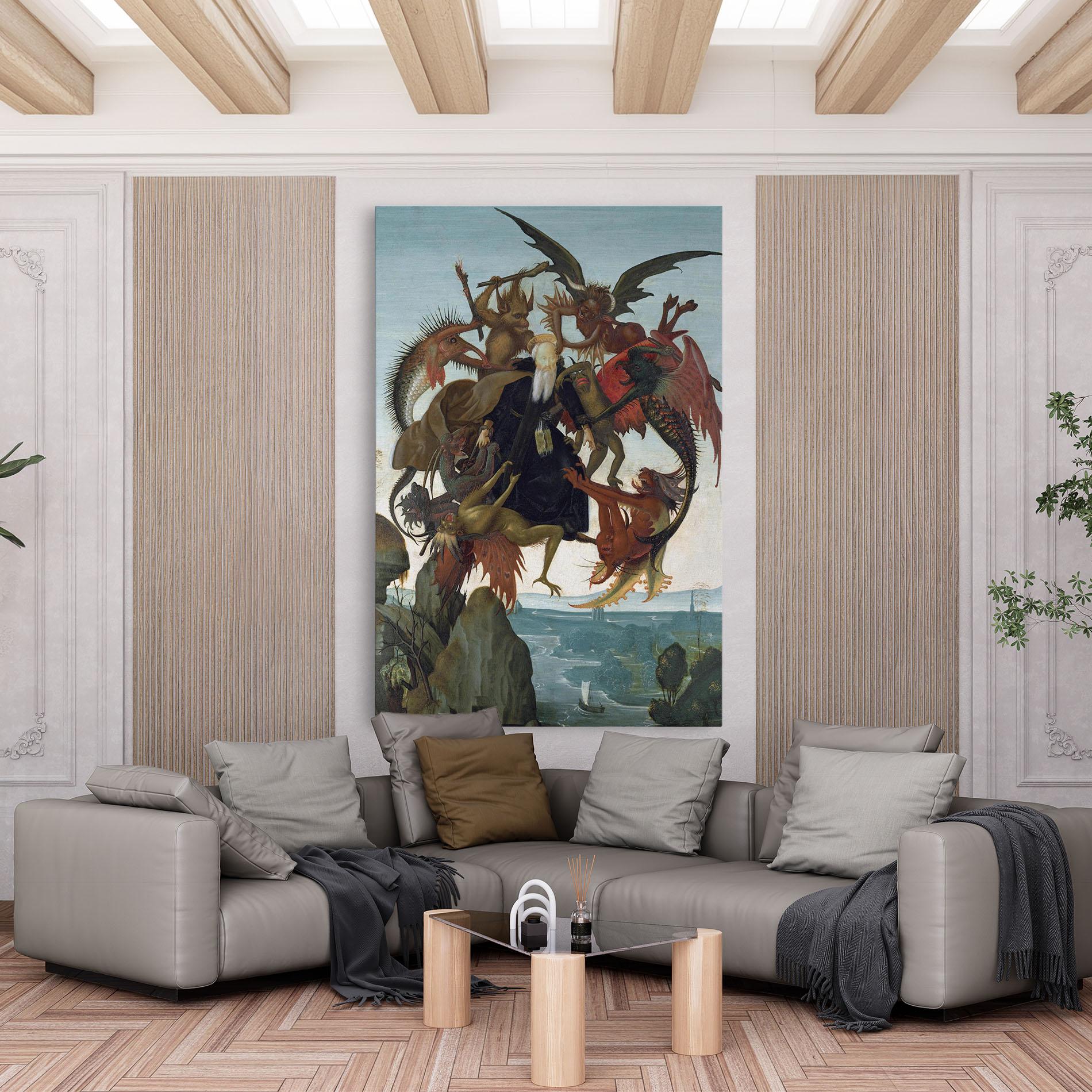 Obraz na Płótnie Torment Of Saint mockup 6