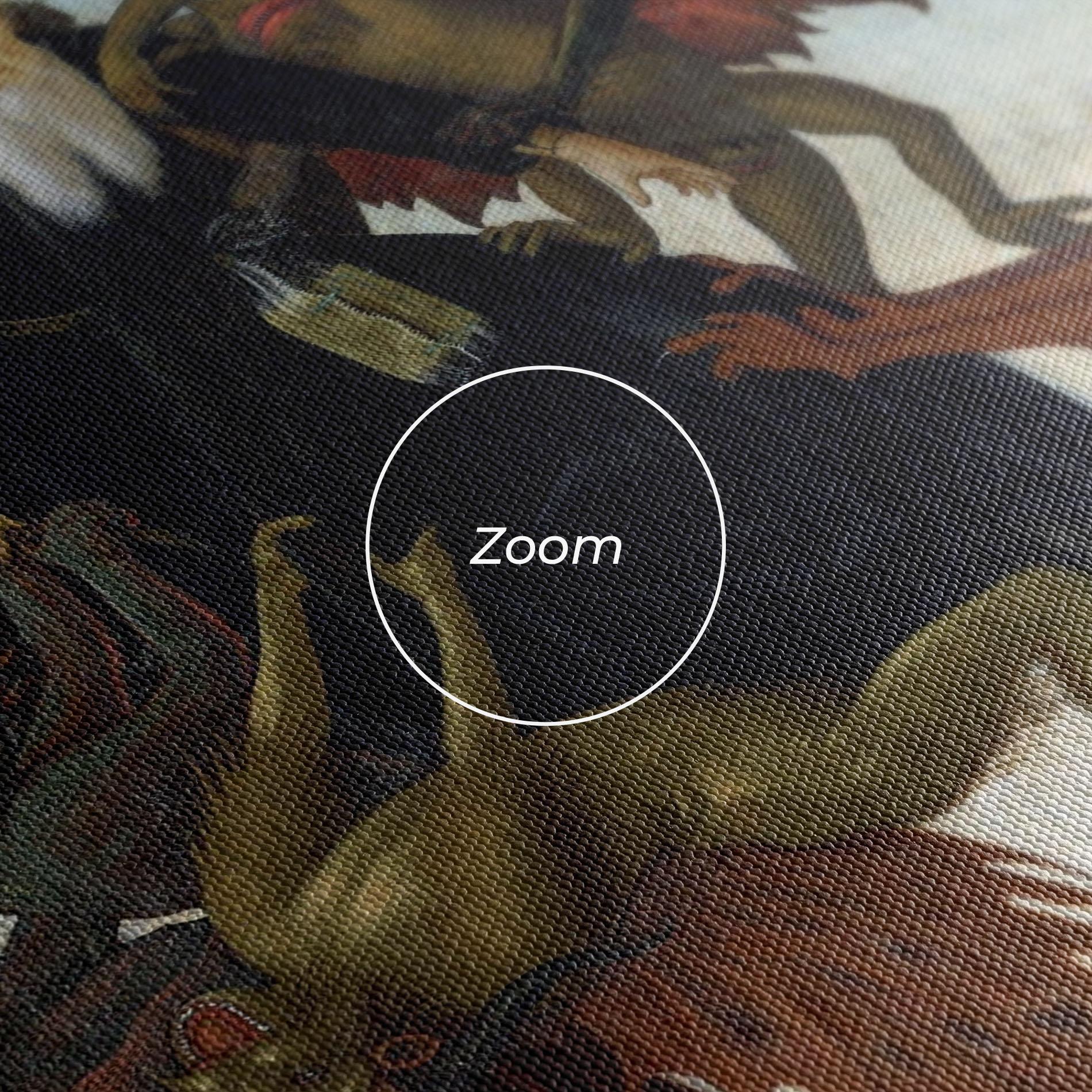 Obraz na Płótnie Torment Of Saint mockup 3