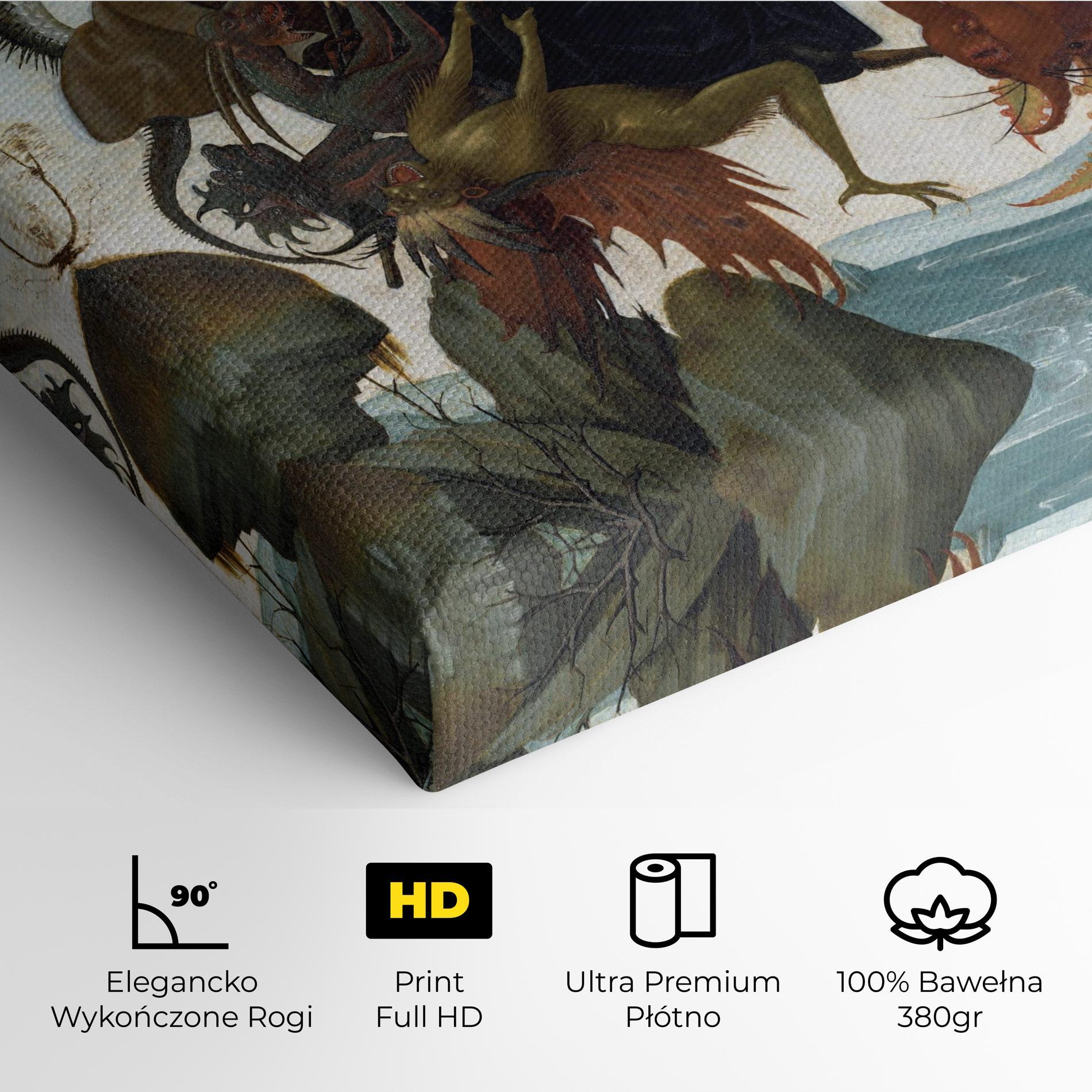 Obraz na Płótnie Torment Of Saint mockup 4