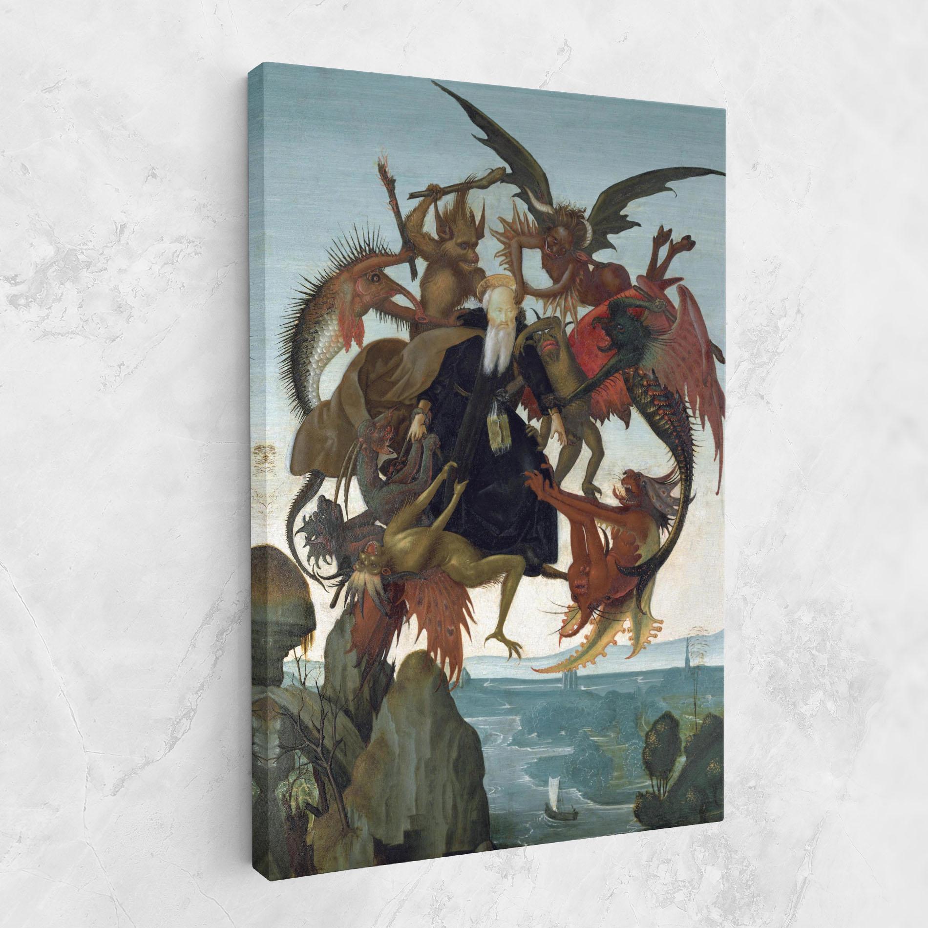 Obraz na Płótnie Torment Of Saint mockup 1