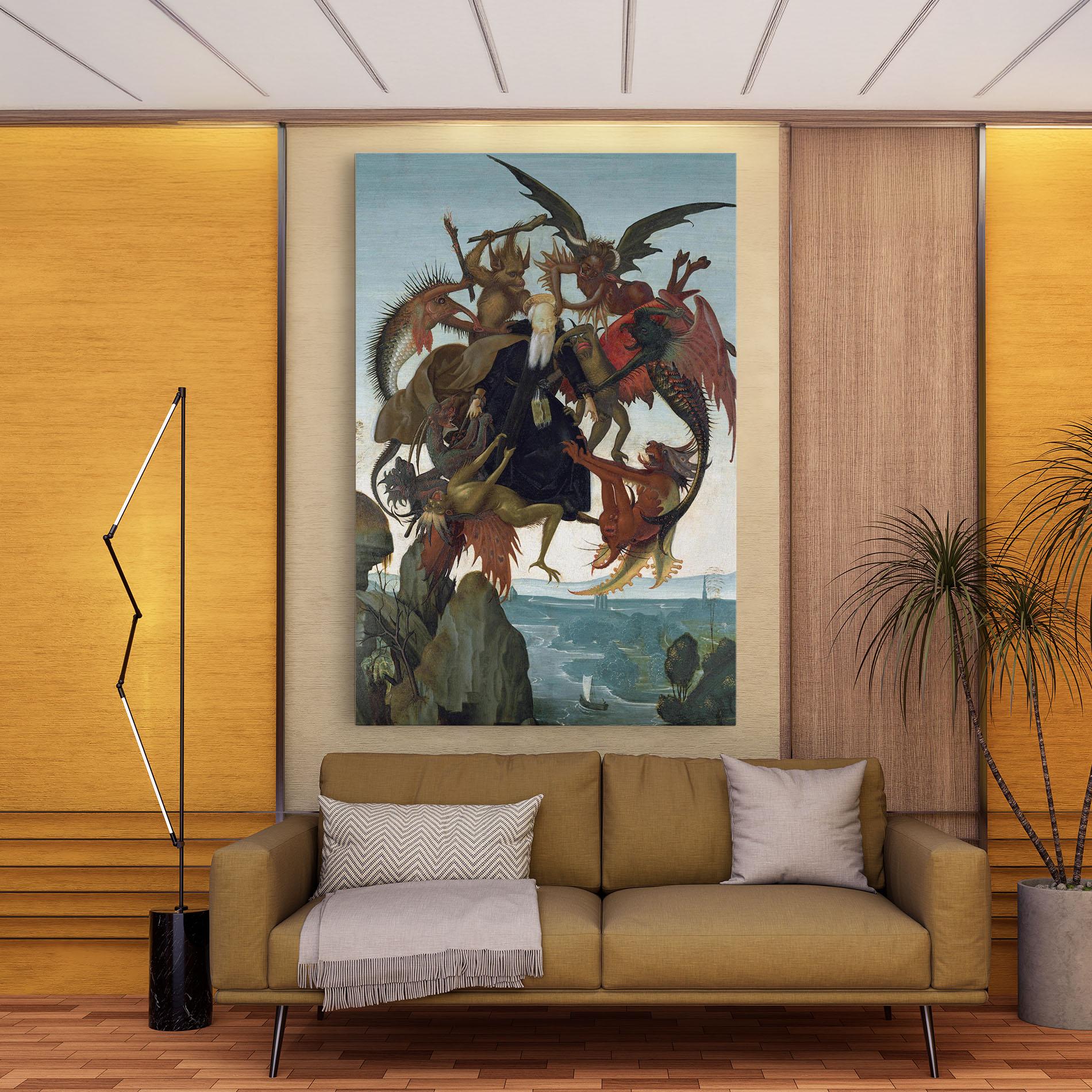 Obraz na Płótnie Torment Of Saint mockup 9