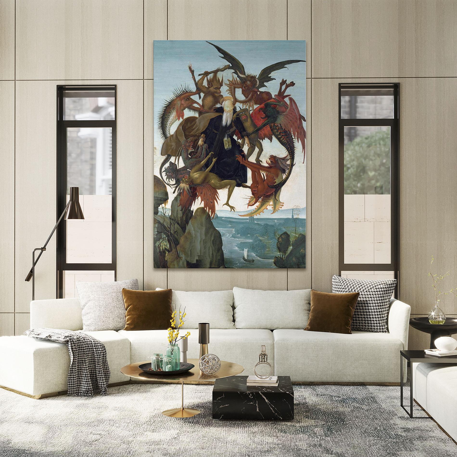 Obraz na Płótnie Torment Of Saint mockup 2