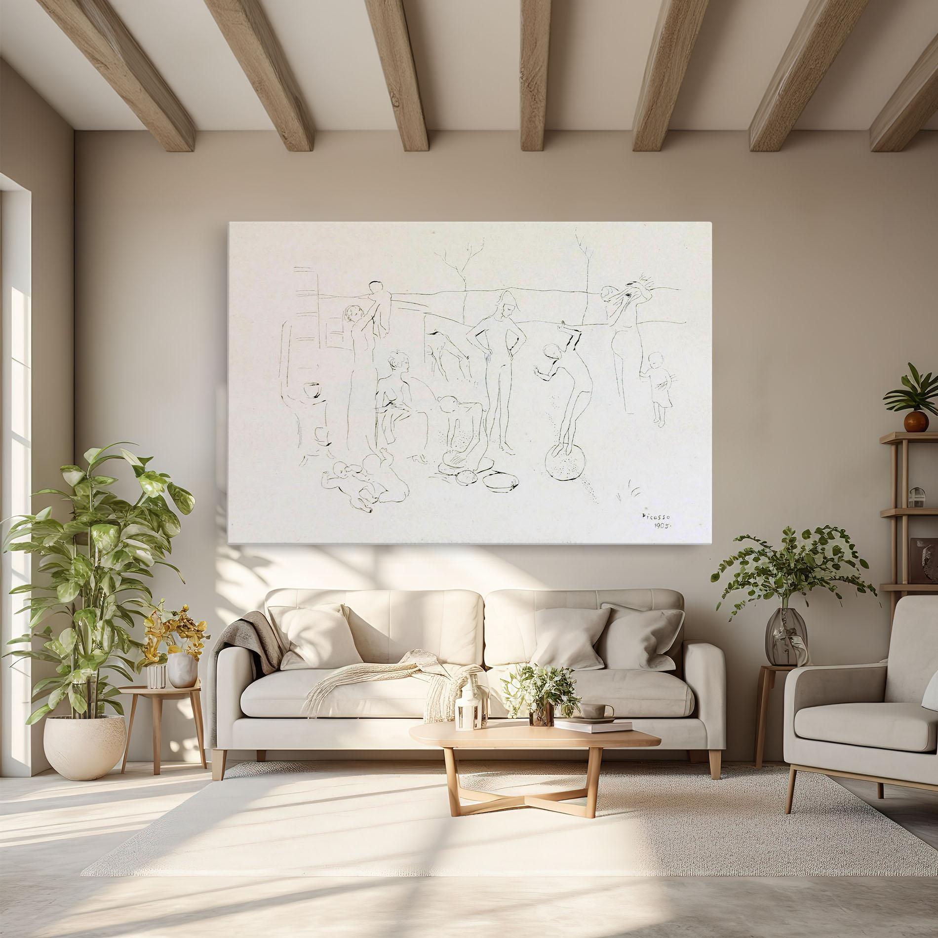 Obraz na Płótnie The Acrobats mockup 6