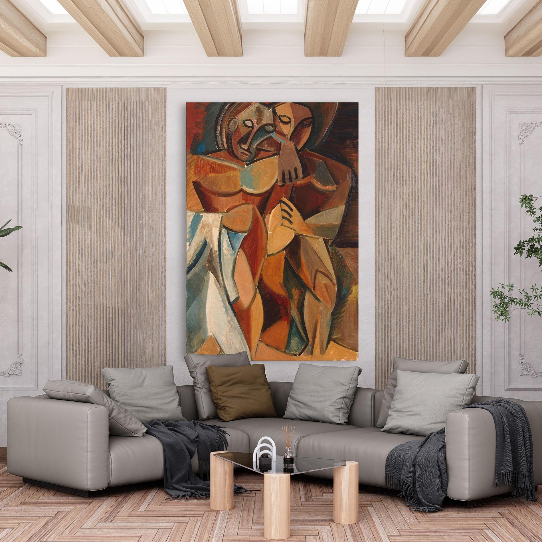 Obraz na Płótnie Friendship Two Nudes mockup 6