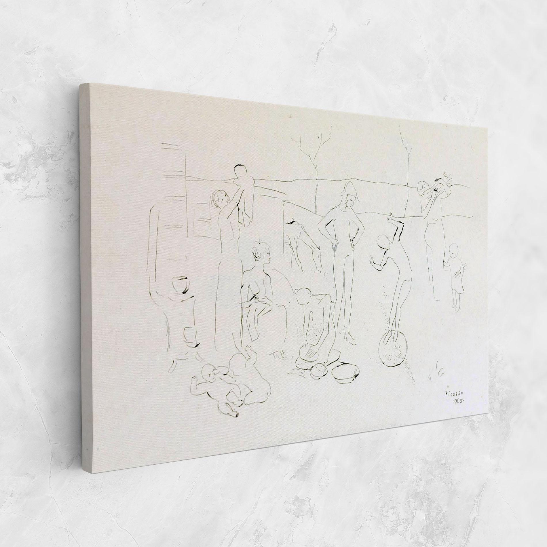 Obraz na Płótnie The Acrobats mockup 1