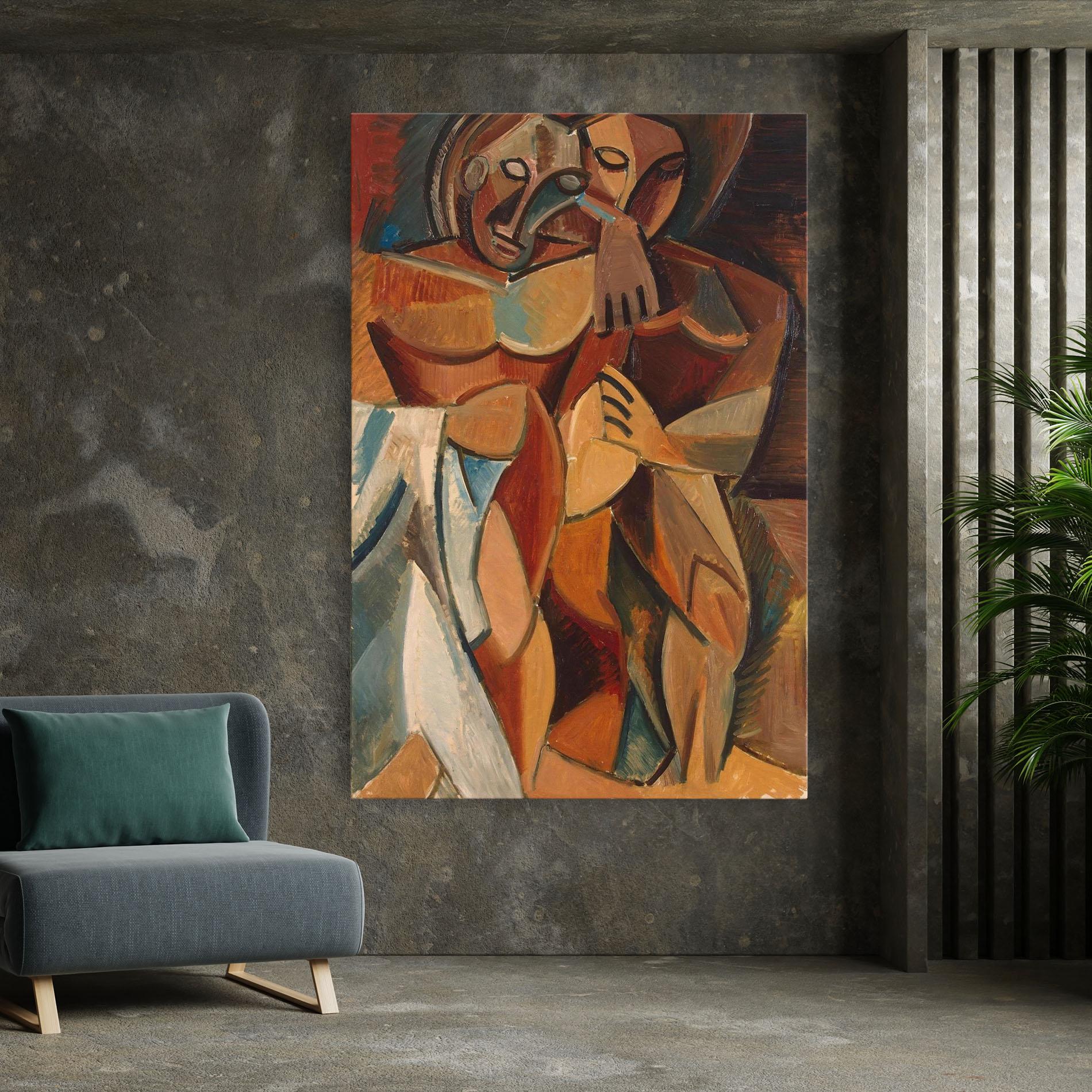 Obraz na Płótnie Friendship Two Nudes mockup 7