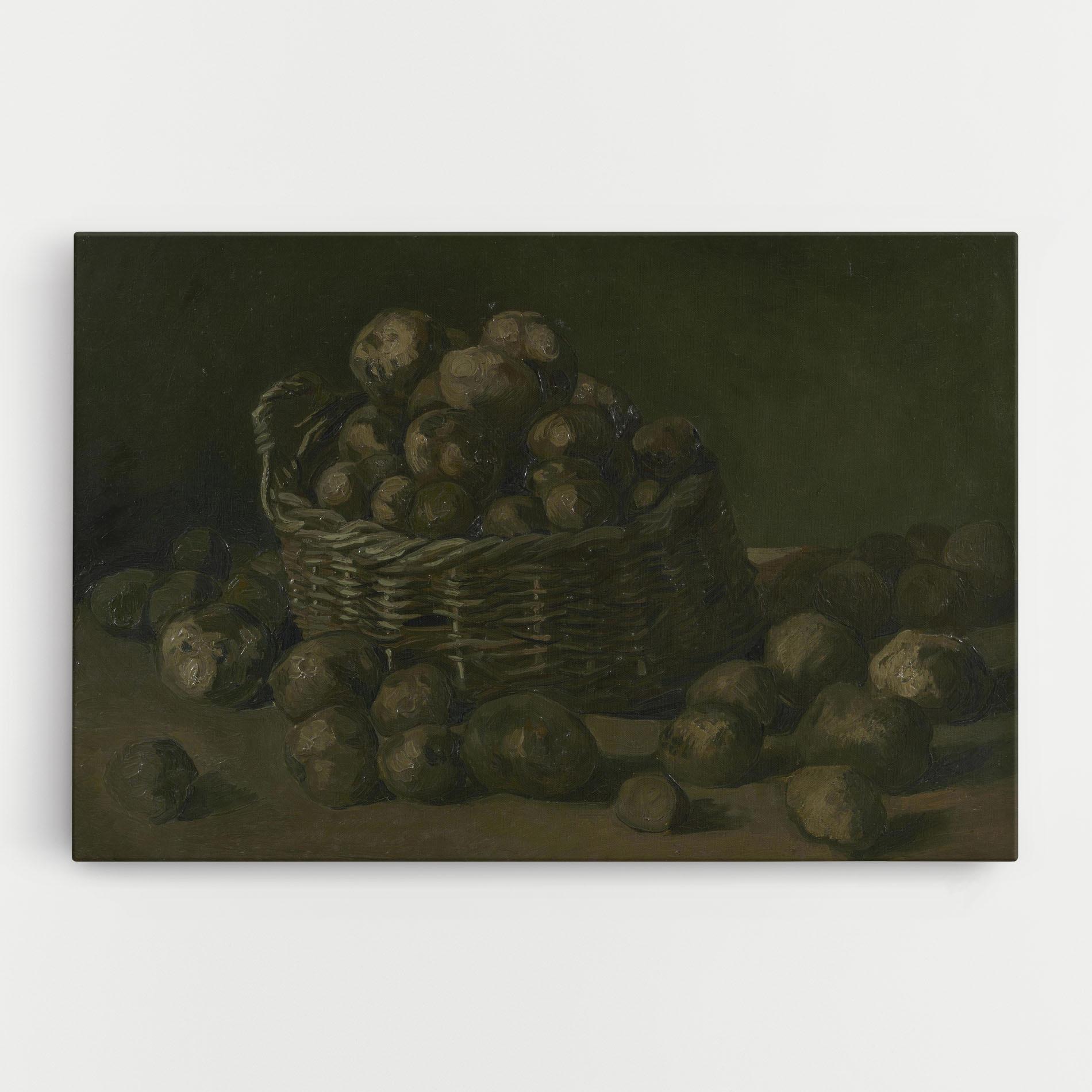 Obraz na Płótnie Mand Met Aardappels mockup 0