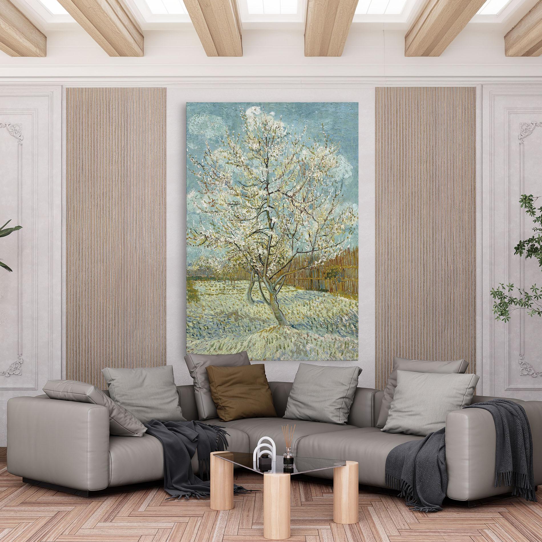 Obraz na Płótnie De Roze Perzikboom mockup 6