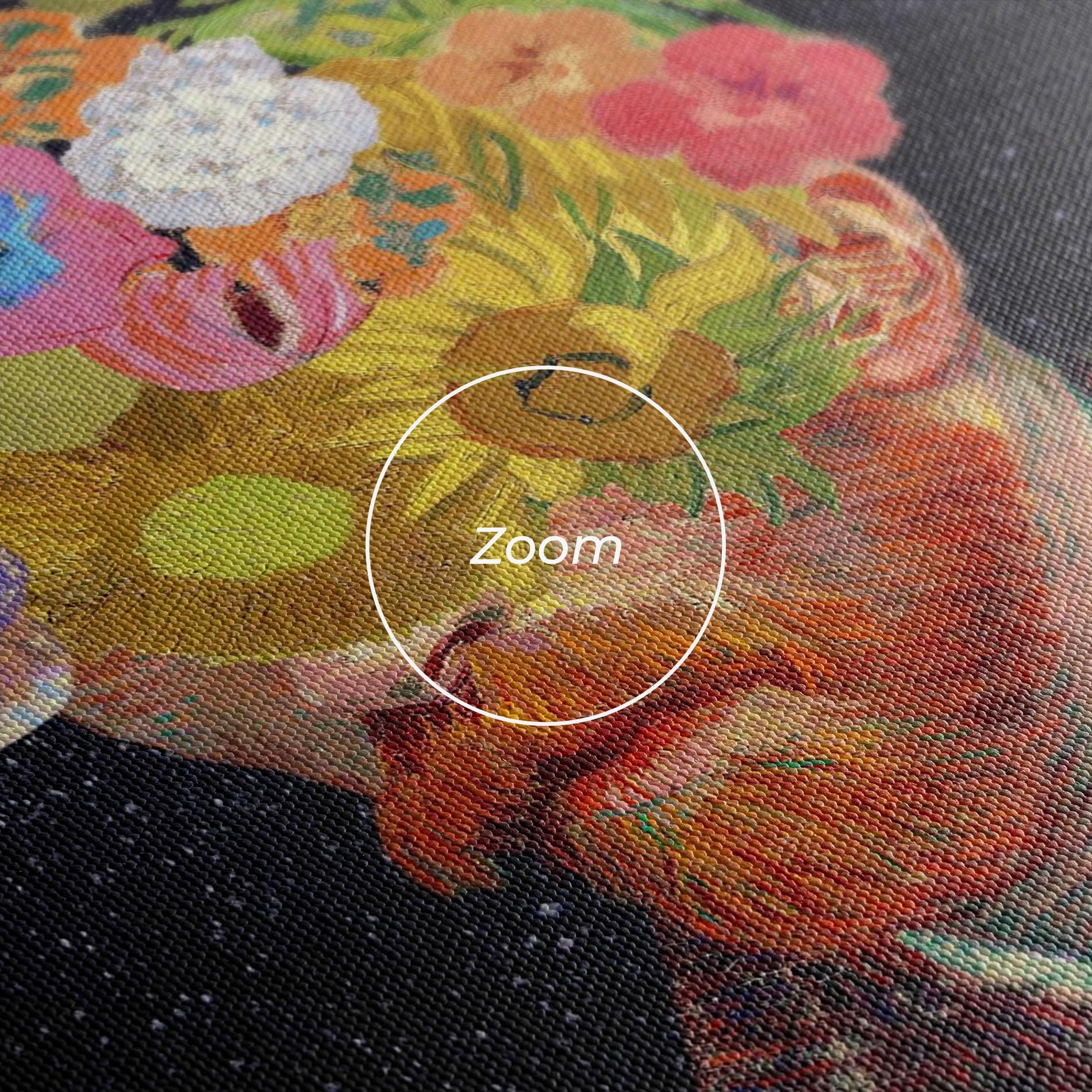 Obraz na Płótnie Flower Self Portrait mockup 3