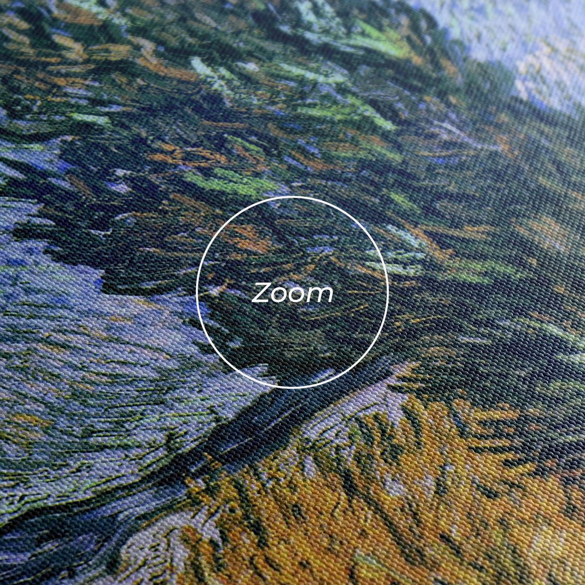 Obraz na Płótnie Road With Cypress mockup 3