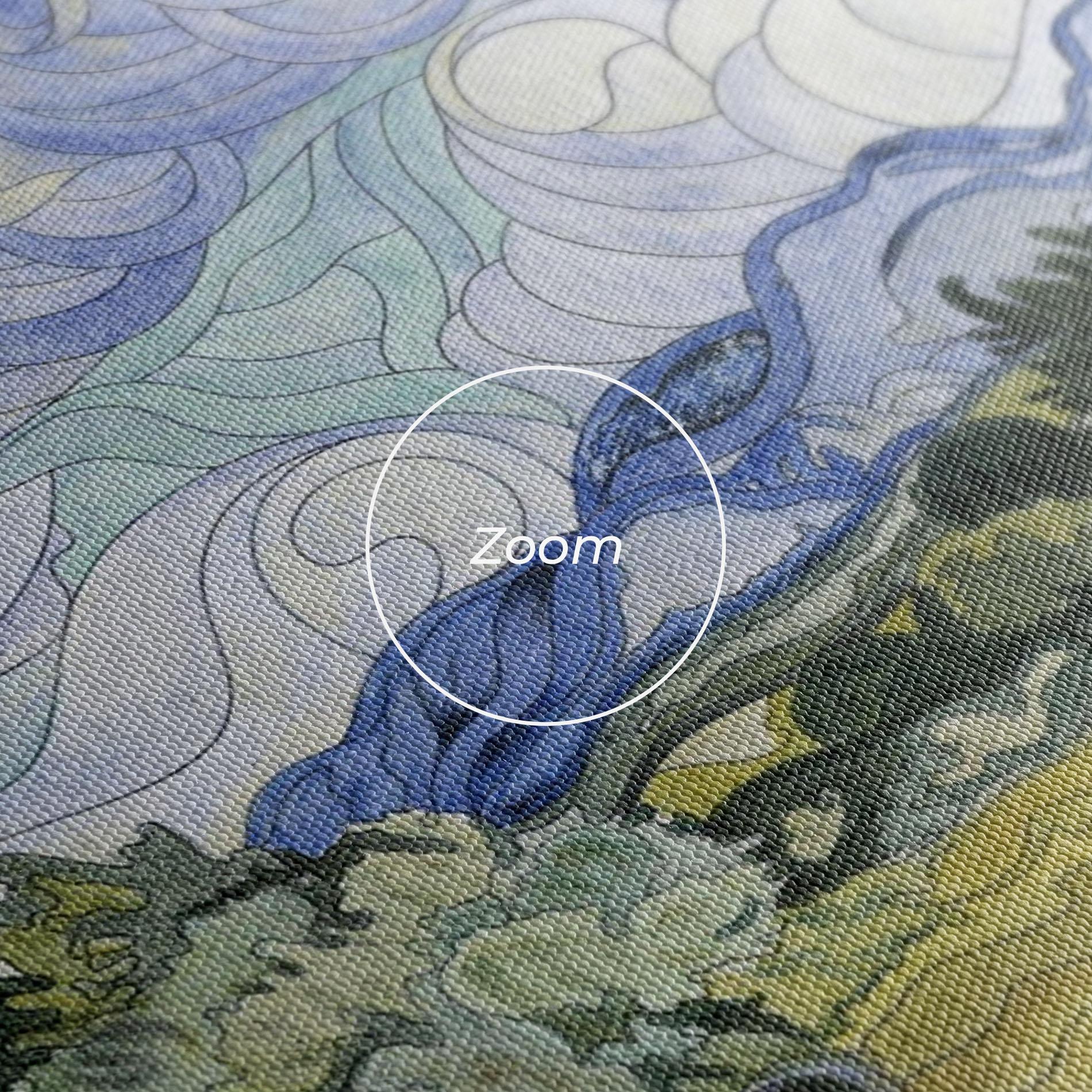 Obraz na Płótnie Wheat Field Cypresses mockup 3