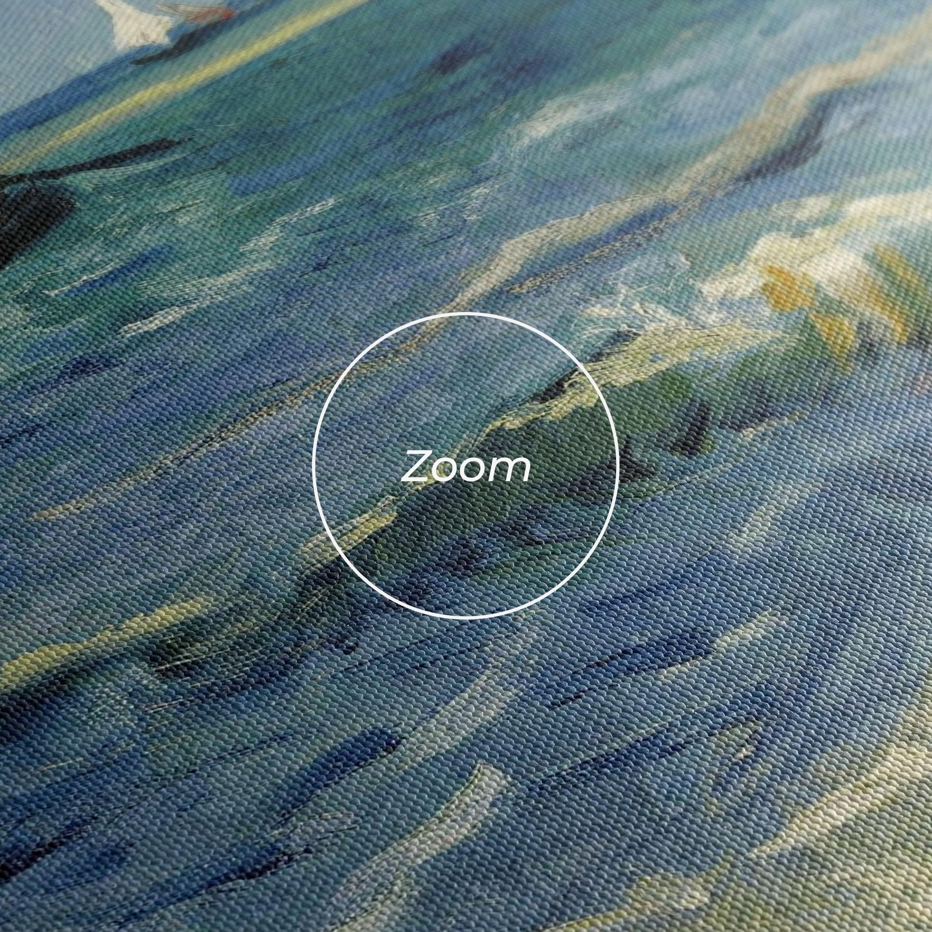 Obraz na Płótnie Zeegezicht Saintes Maries mockup 3