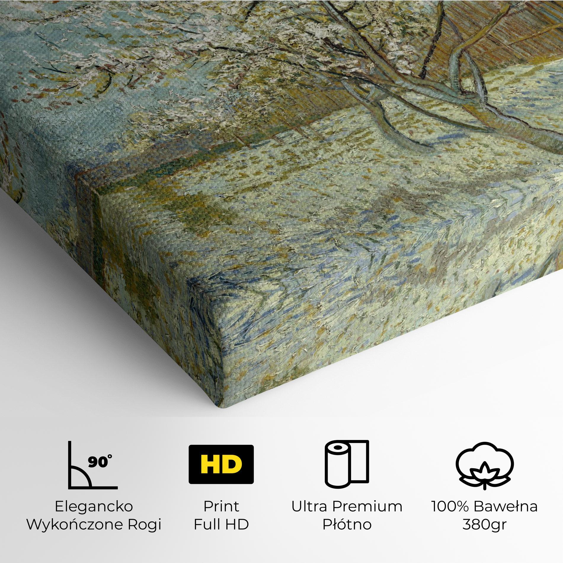 Obraz na Płótnie De Roze Perzikboom mockup 4