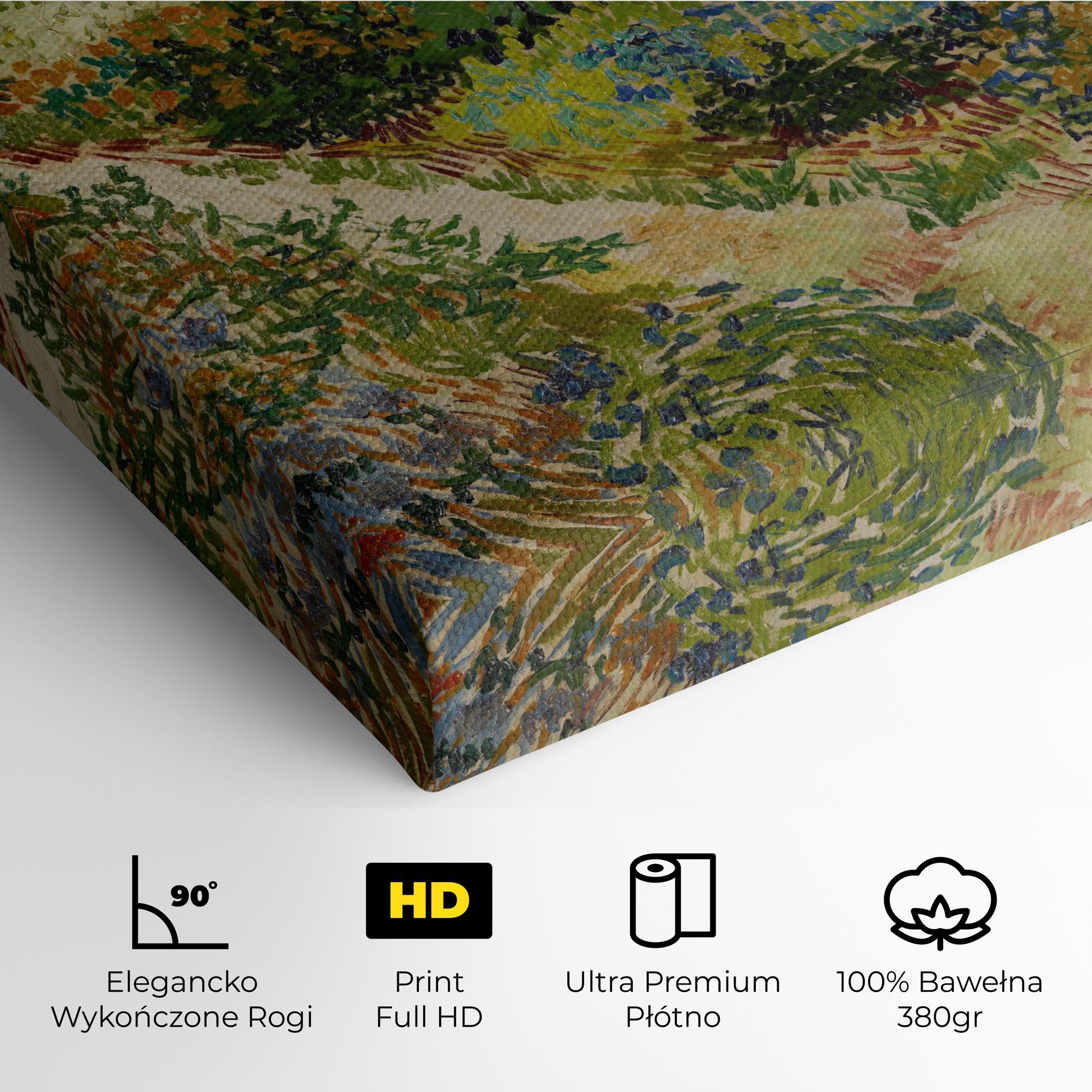 Obraz na Płótnie Garden At Arles mockup 4