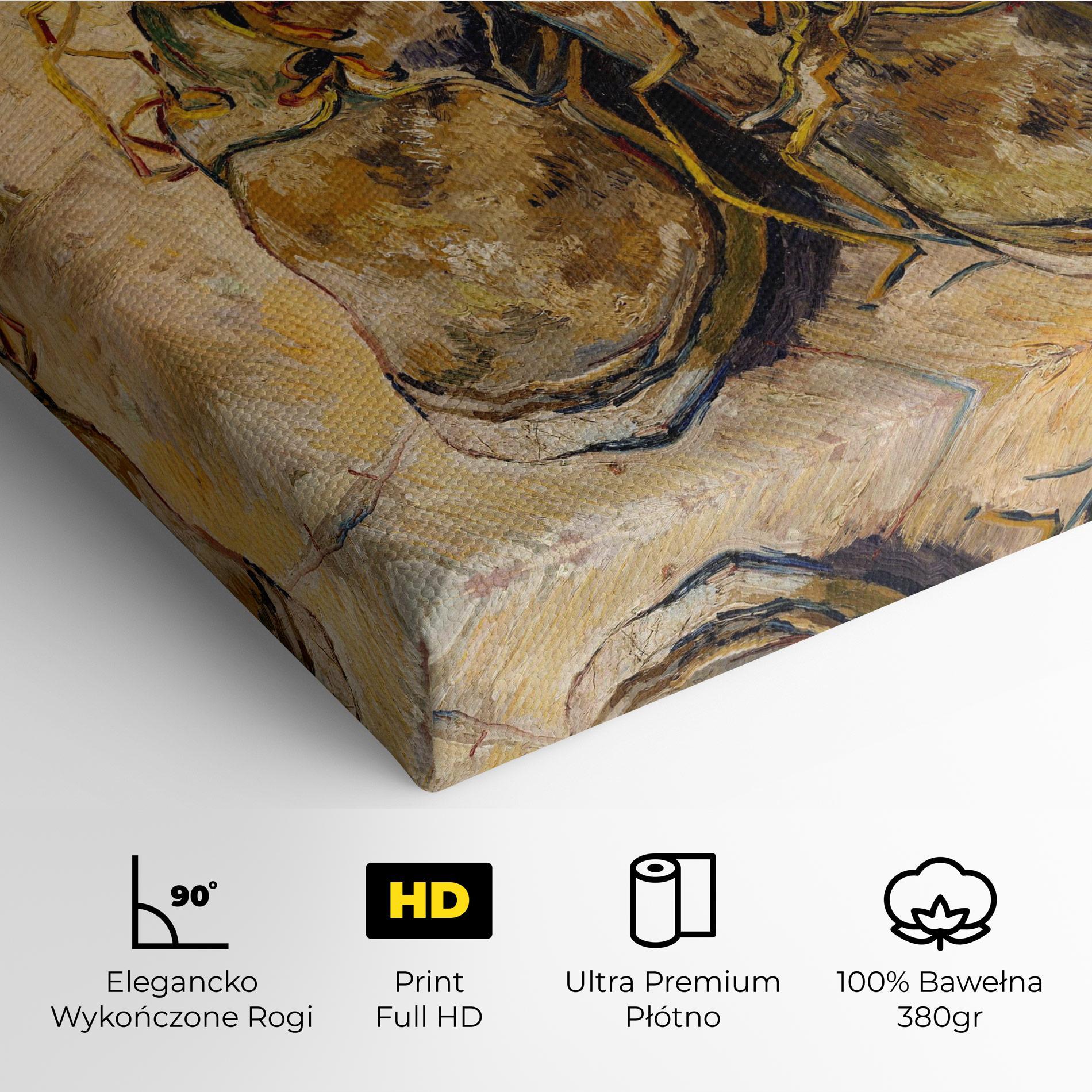 Obraz na Płótnie Shoes Van Gogh mockup 4
