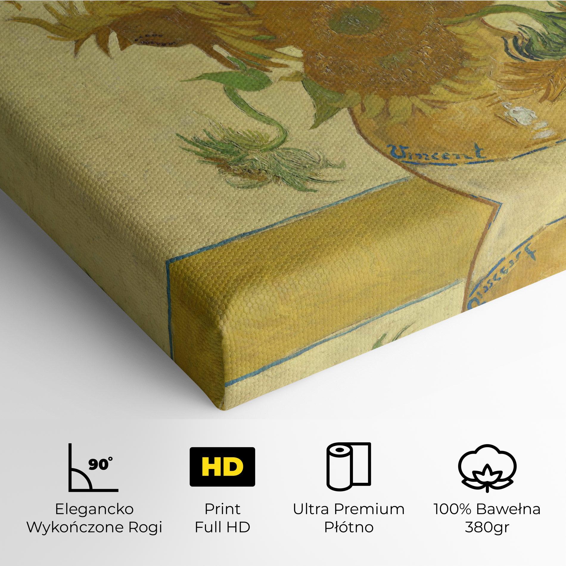 Obraz na Płótnie Sunflowers Vase Art mockup 4