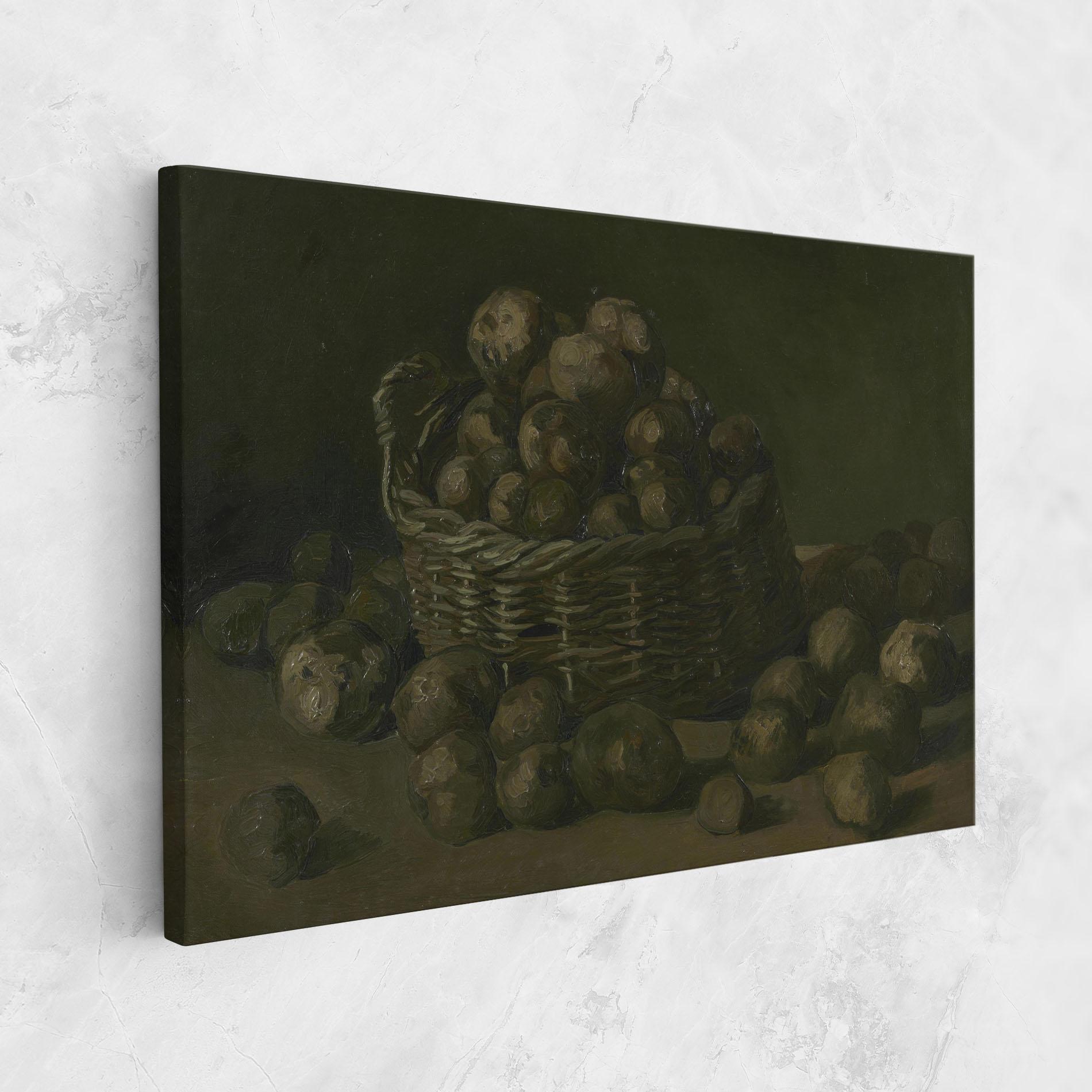 Obraz na Płótnie Mand Met Aardappels mockup 1