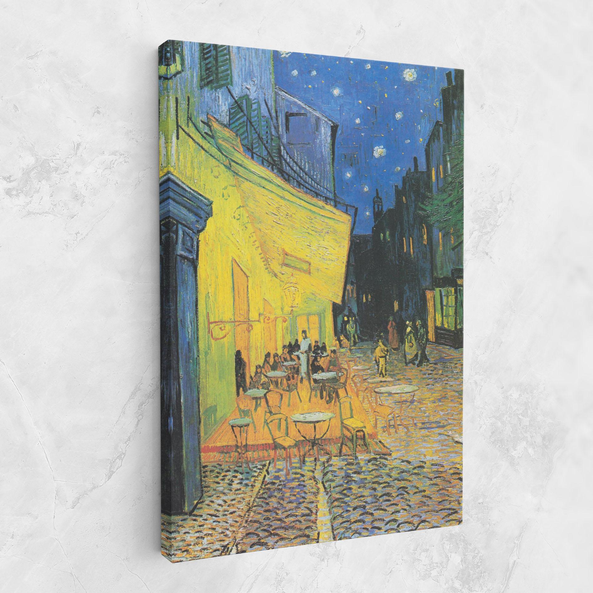 Obraz na Płótnie Cafe Terrace At Night mockup 1