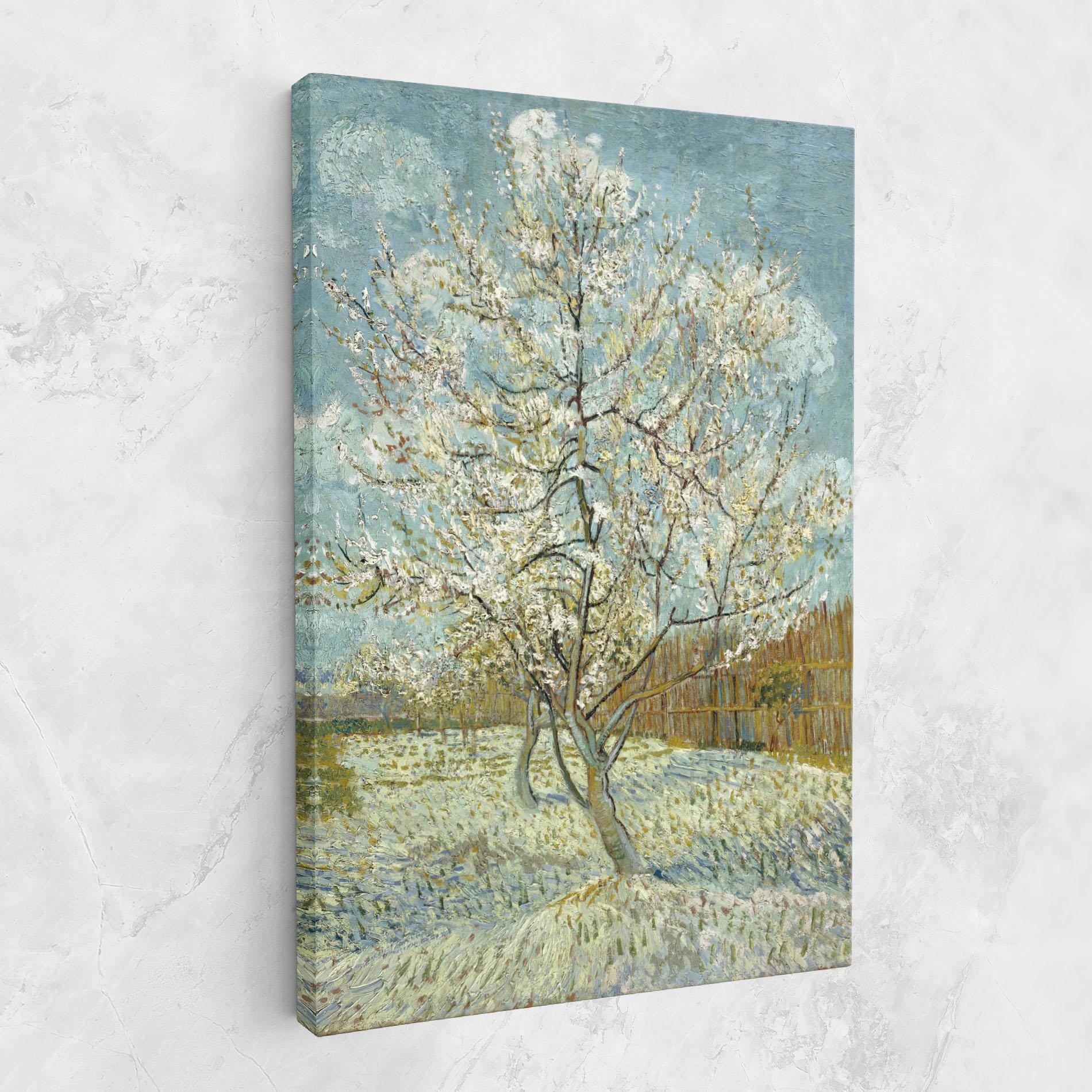 Obraz na Płótnie De Roze Perzikboom mockup 1