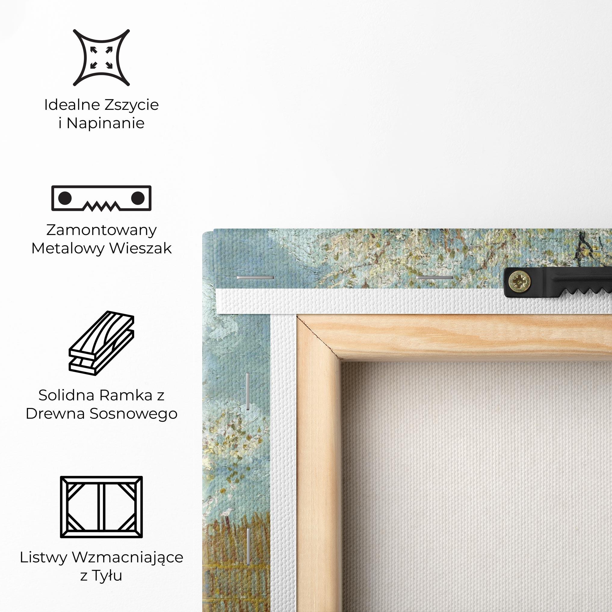 Obraz na Płótnie De Roze Perzikboom mockup 5