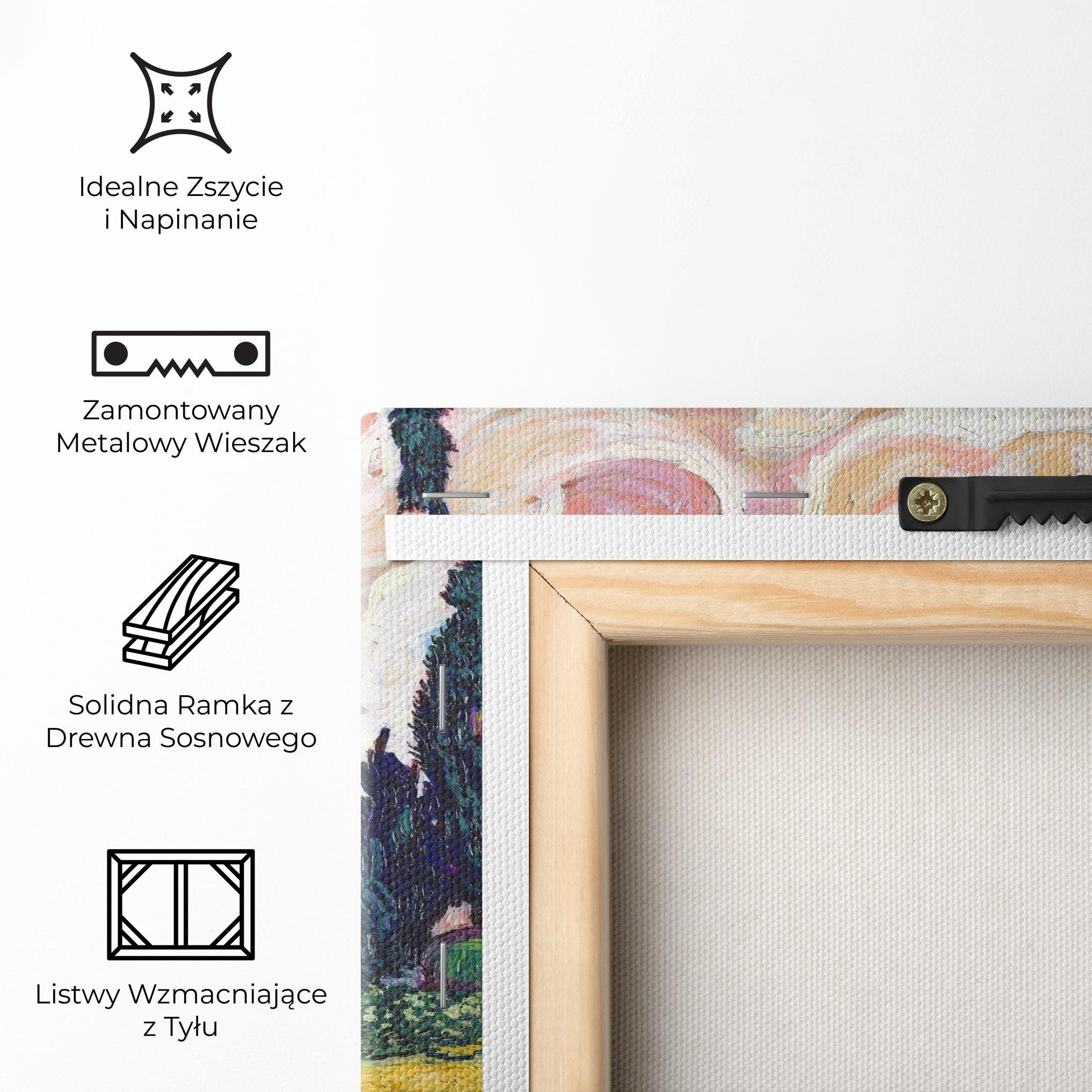 Obraz na Płótnie Pastel Wheat Field mockup 5