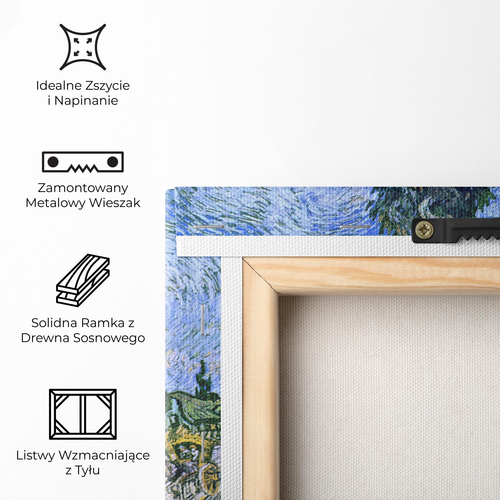 Obraz na Płótnie Road With Cypress mockup 5