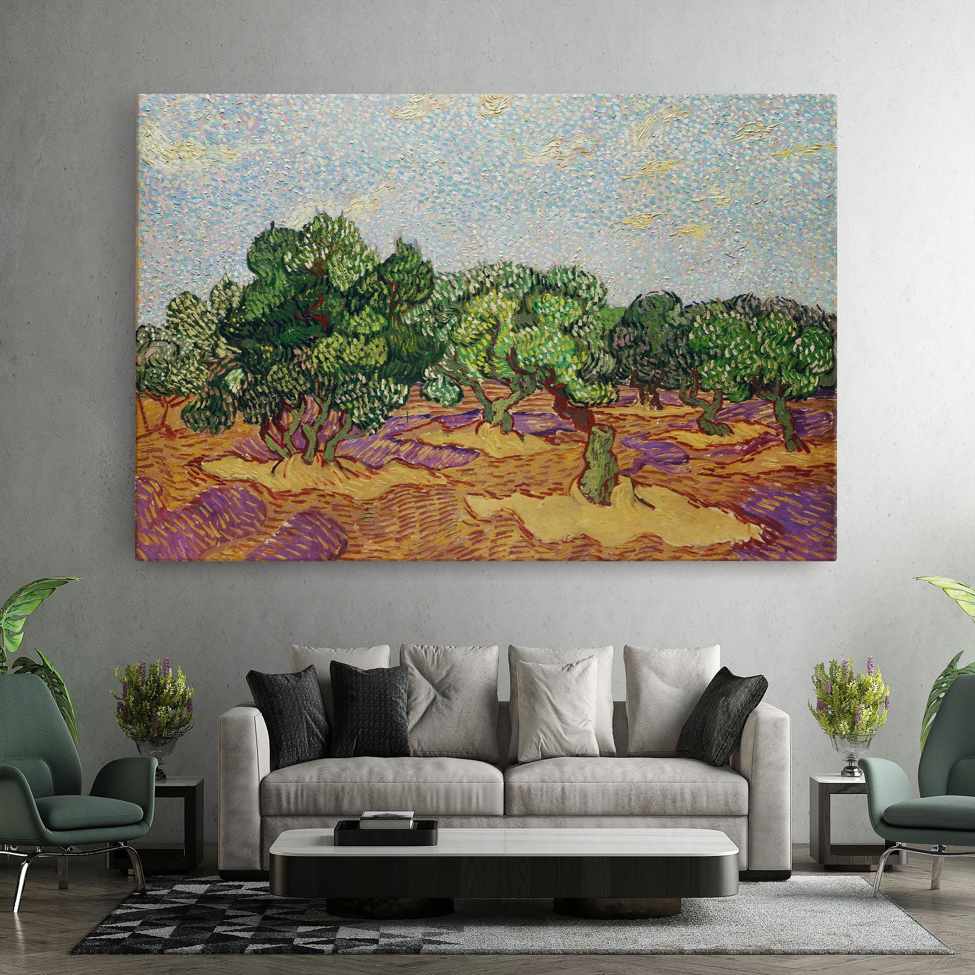 Obraz na Płótnie Olive Trees mockup 7