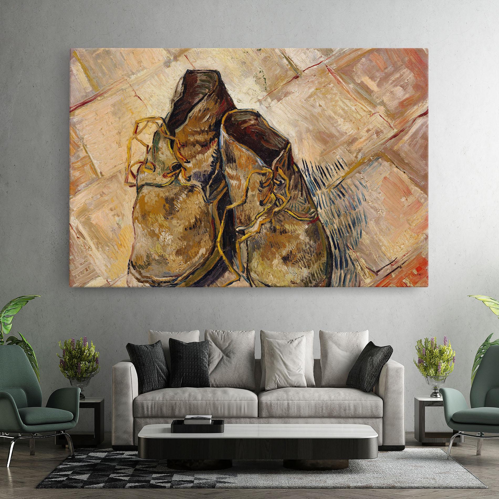 Obraz na Płótnie Shoes Van Gogh mockup 7