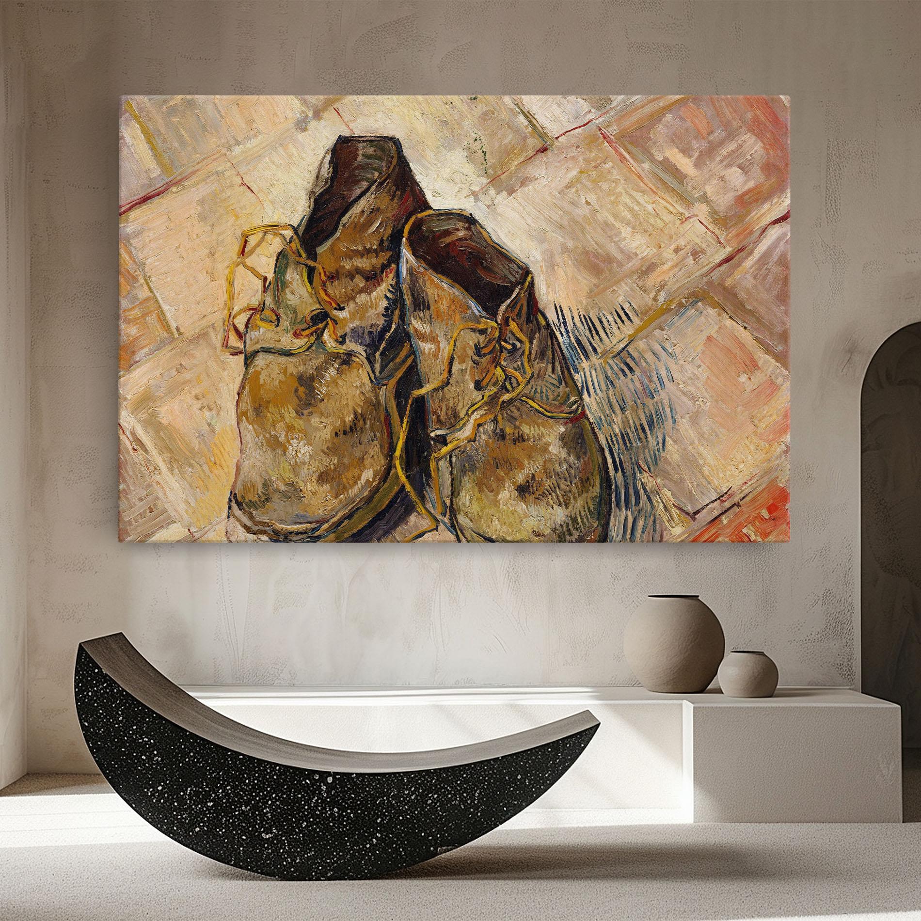 Obraz na Płótnie Shoes Van Gogh mockup 8