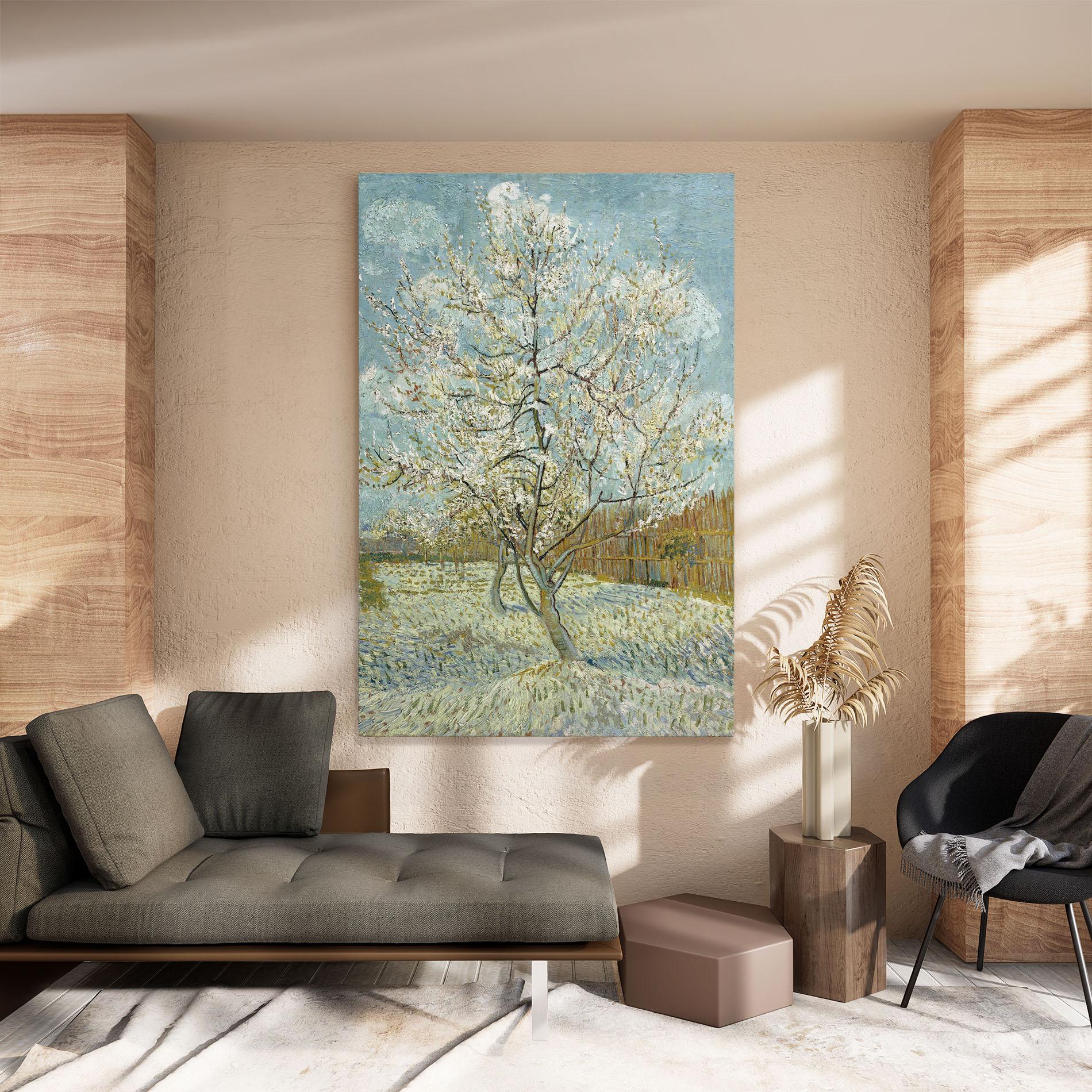 Obraz na Płótnie De Roze Perzikboom mockup 8