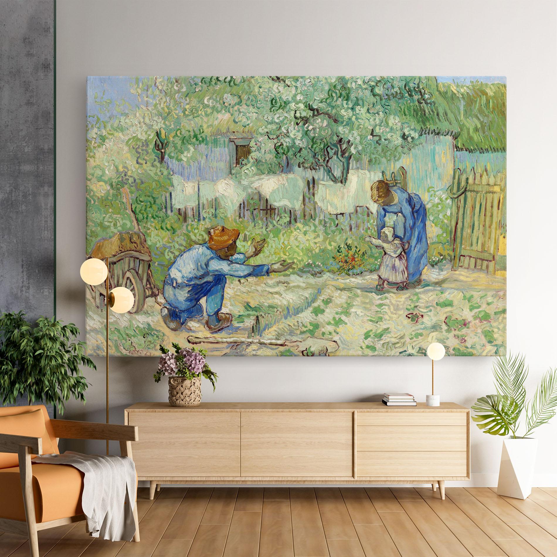 Obraz na Płótnie First Steps mockup 9