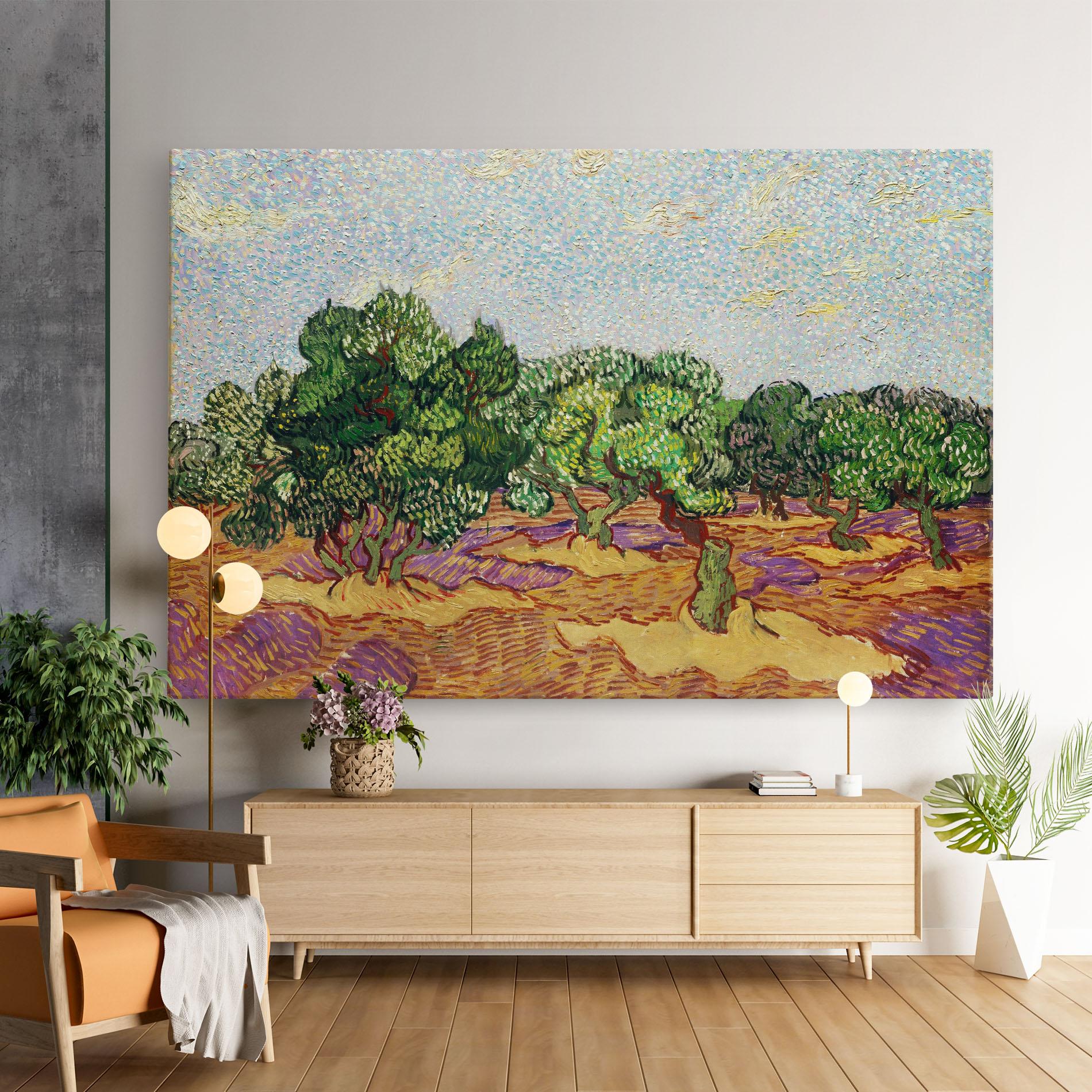 Obraz na Płótnie Olive Trees mockup 9