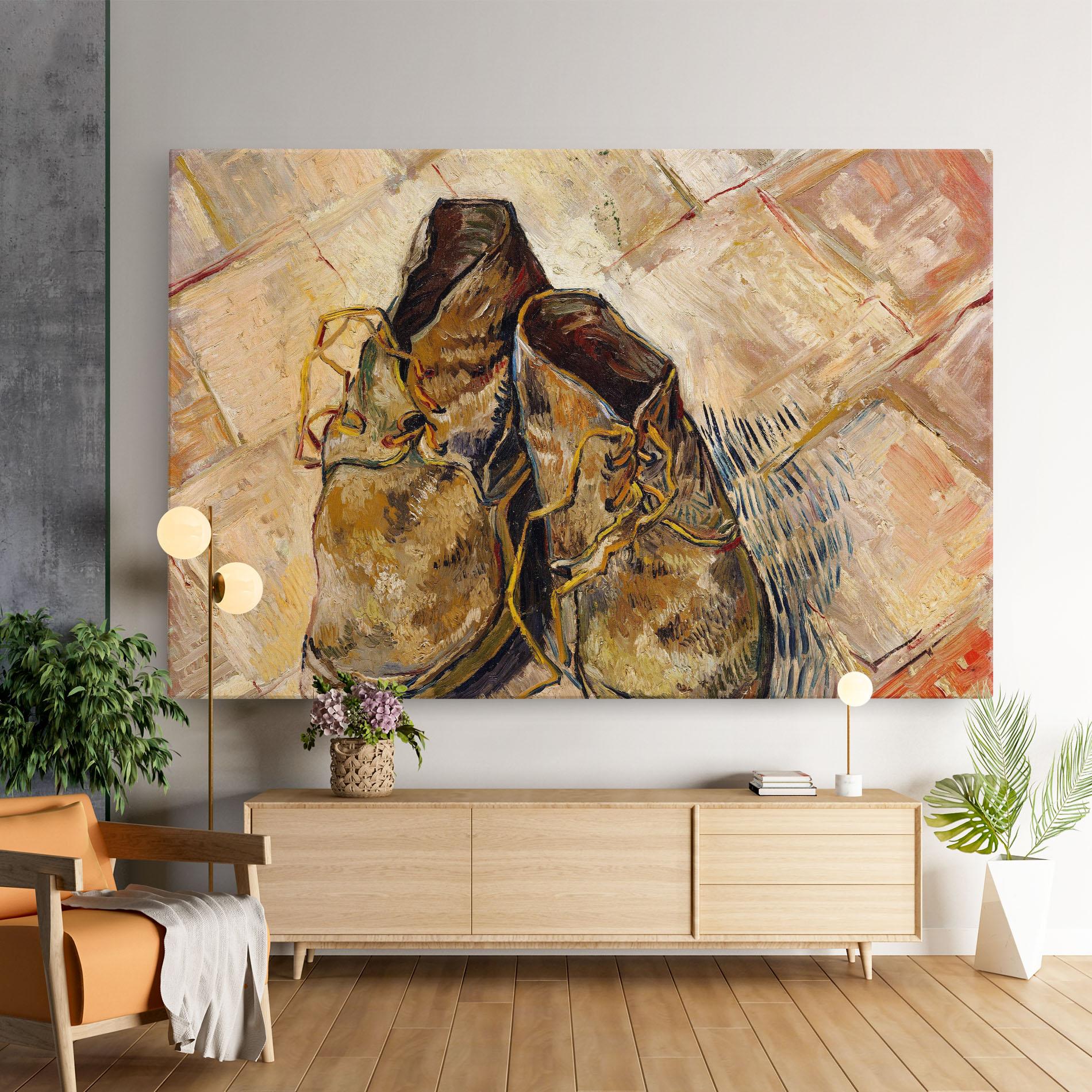 Obraz na Płótnie Shoes Van Gogh mockup 9