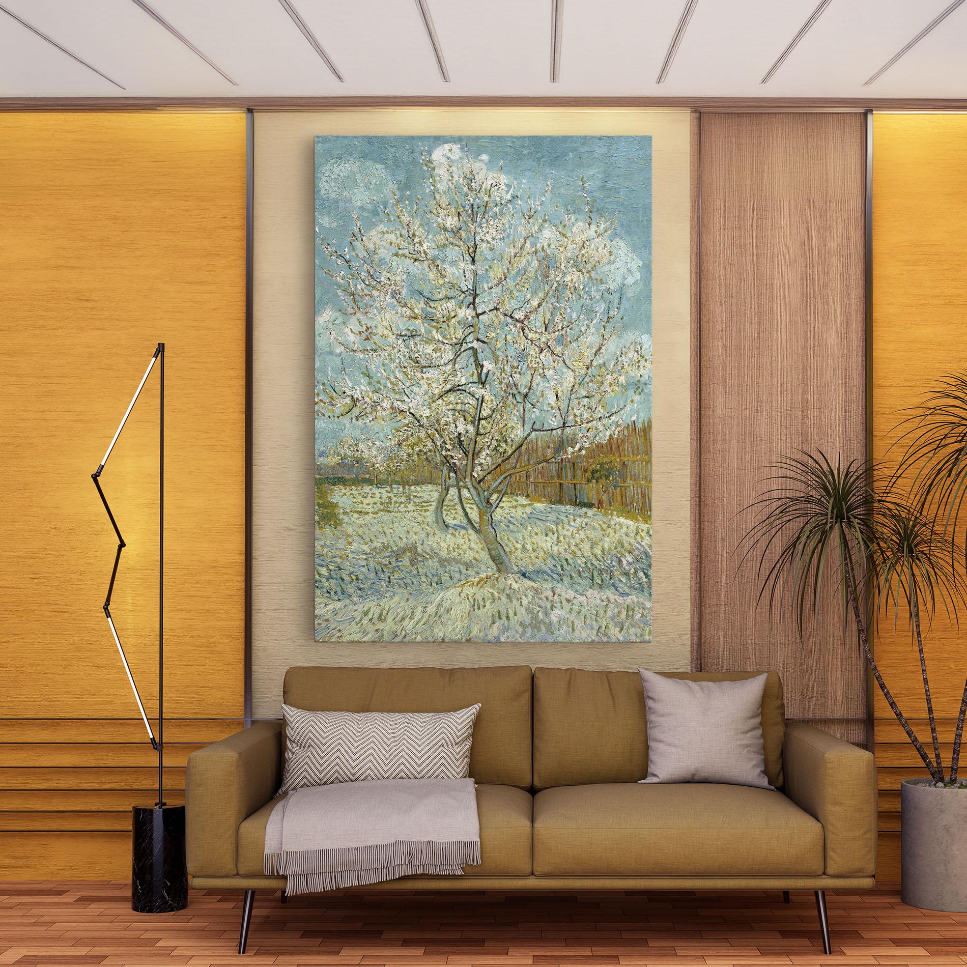 Obraz na Płótnie De Roze Perzikboom mockup 9