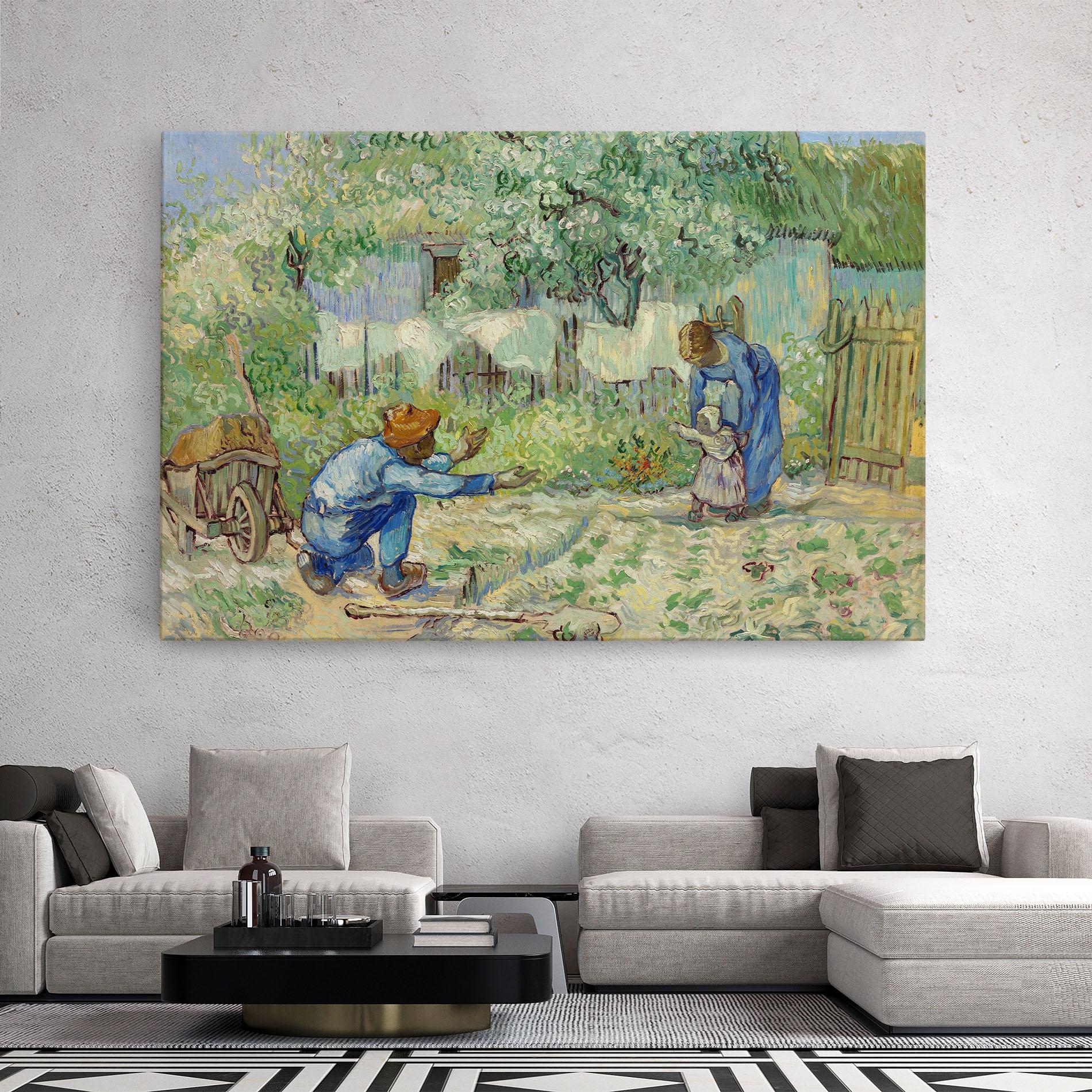 Obraz na Płótnie First Steps mockup 2