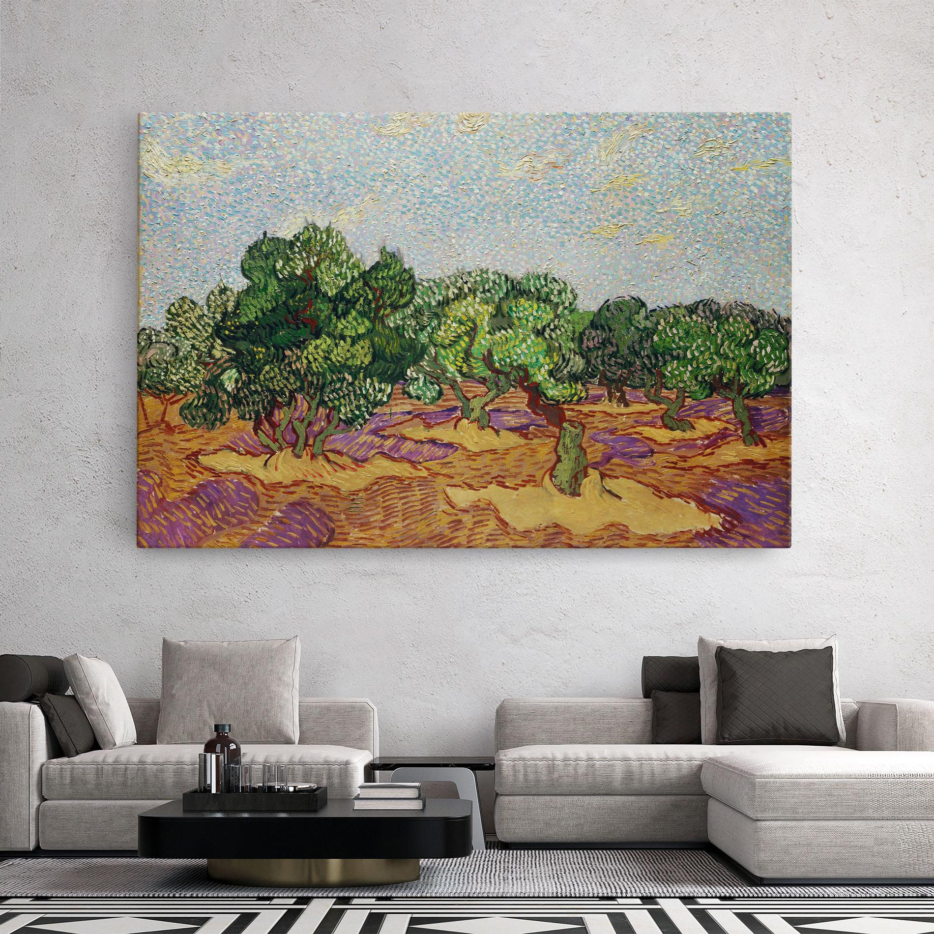 Obraz na Płótnie Olive Trees mockup 2