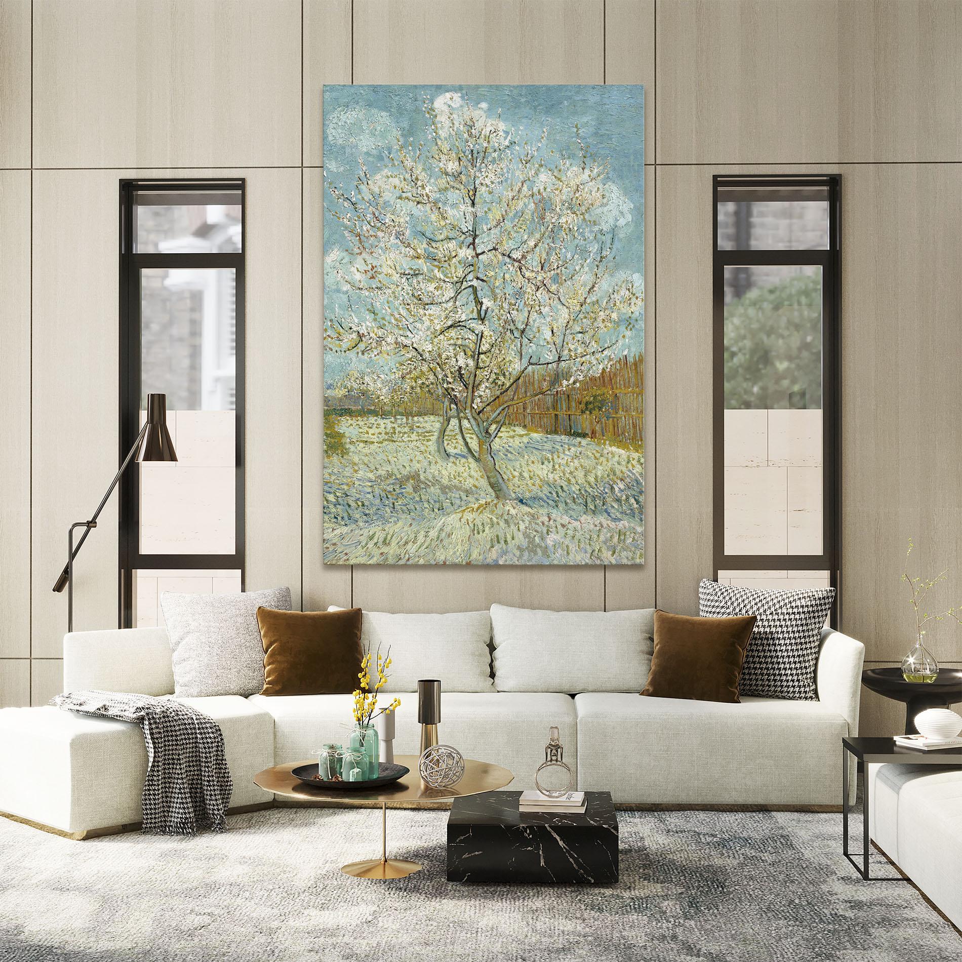 Obraz na Płótnie De Roze Perzikboom mockup 2