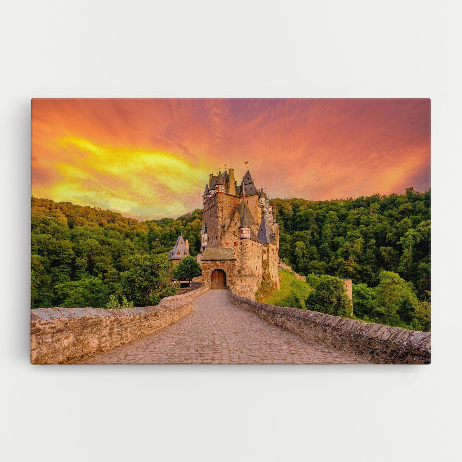 Obraz na Płótnie Burg Eltz Castle mockup 0