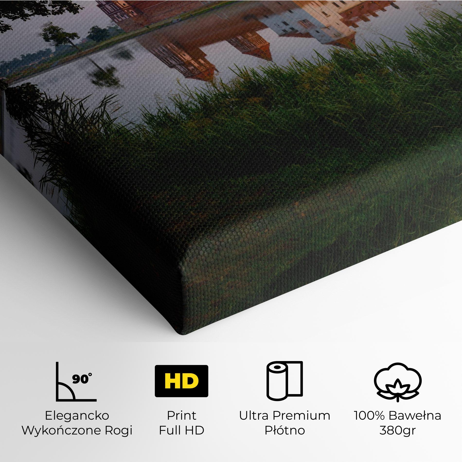 Obraz na Płótnie Ancient Castle Morning mockup 4