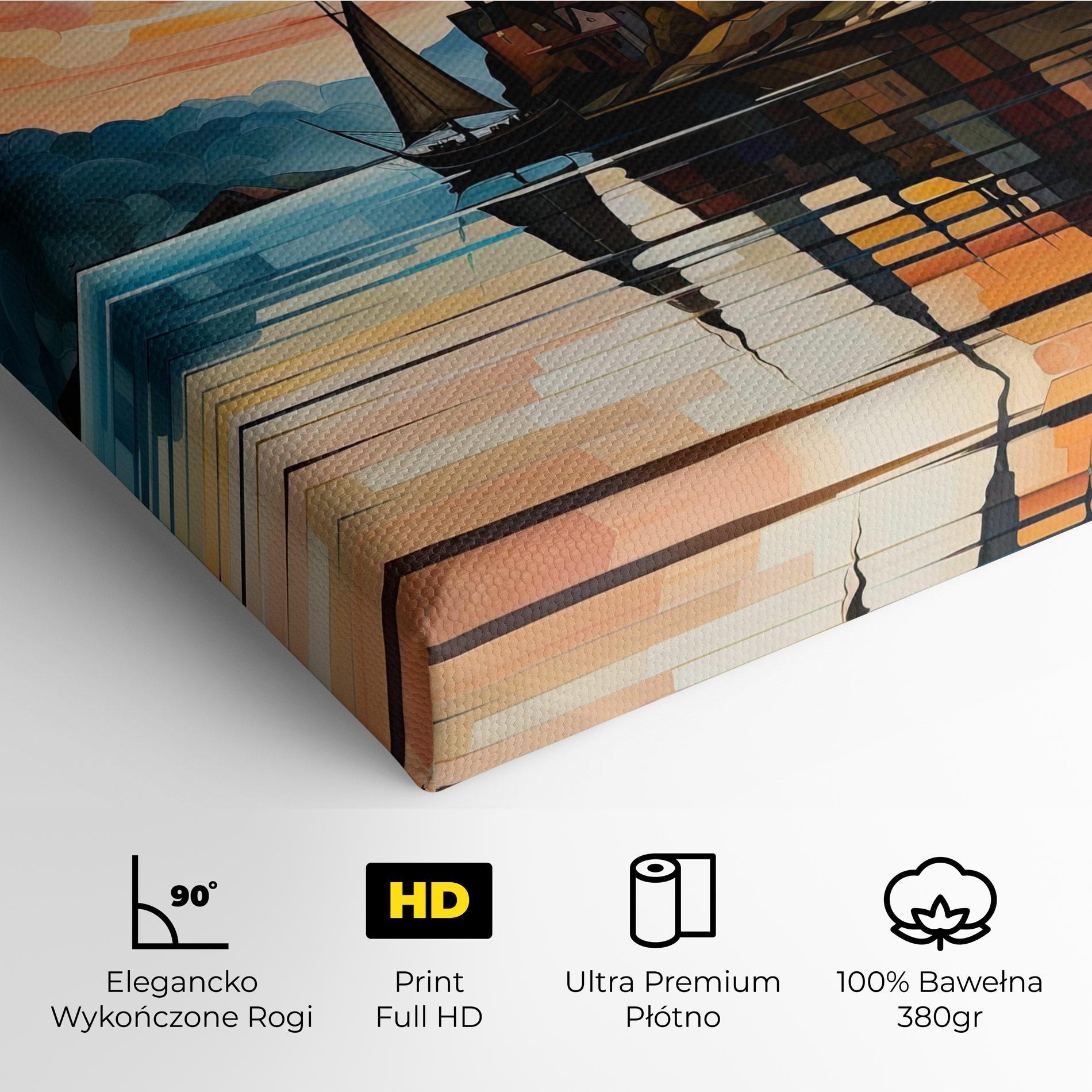 Obraz na Płótnie Castle Painting mockup 4