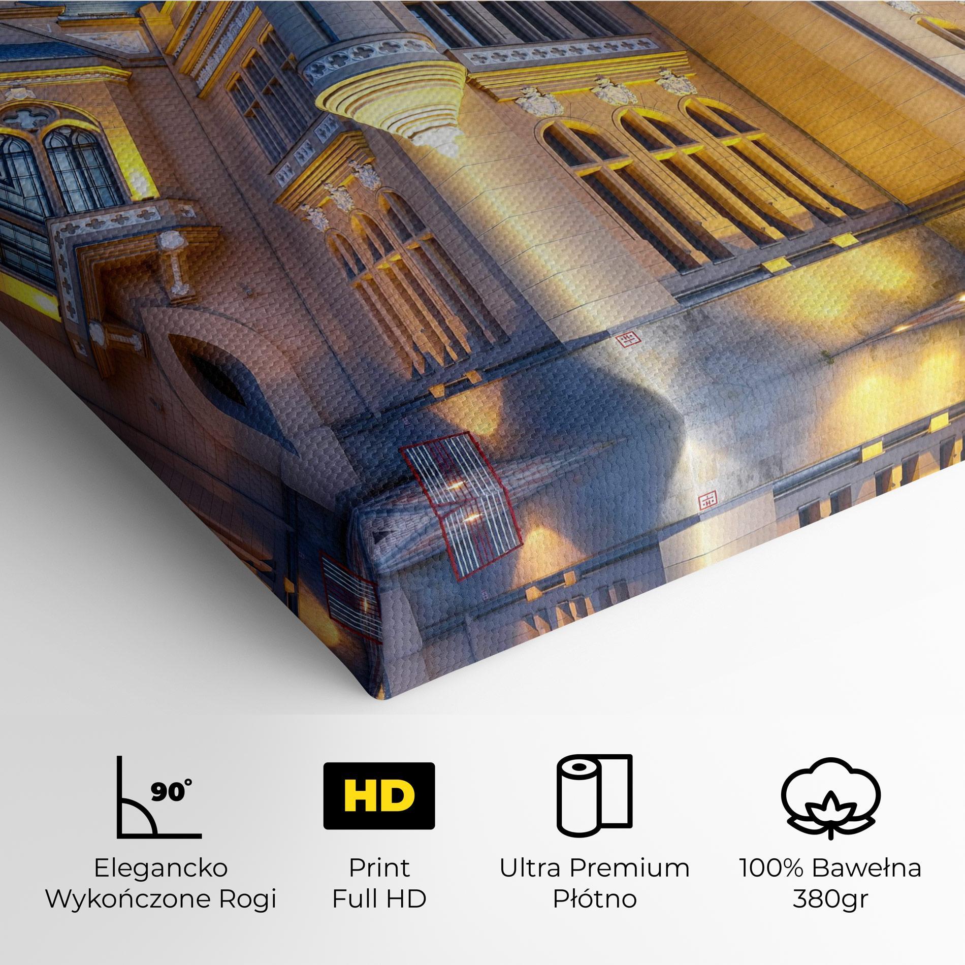 Obraz na Płótnie Palace Culture Romania mockup 4