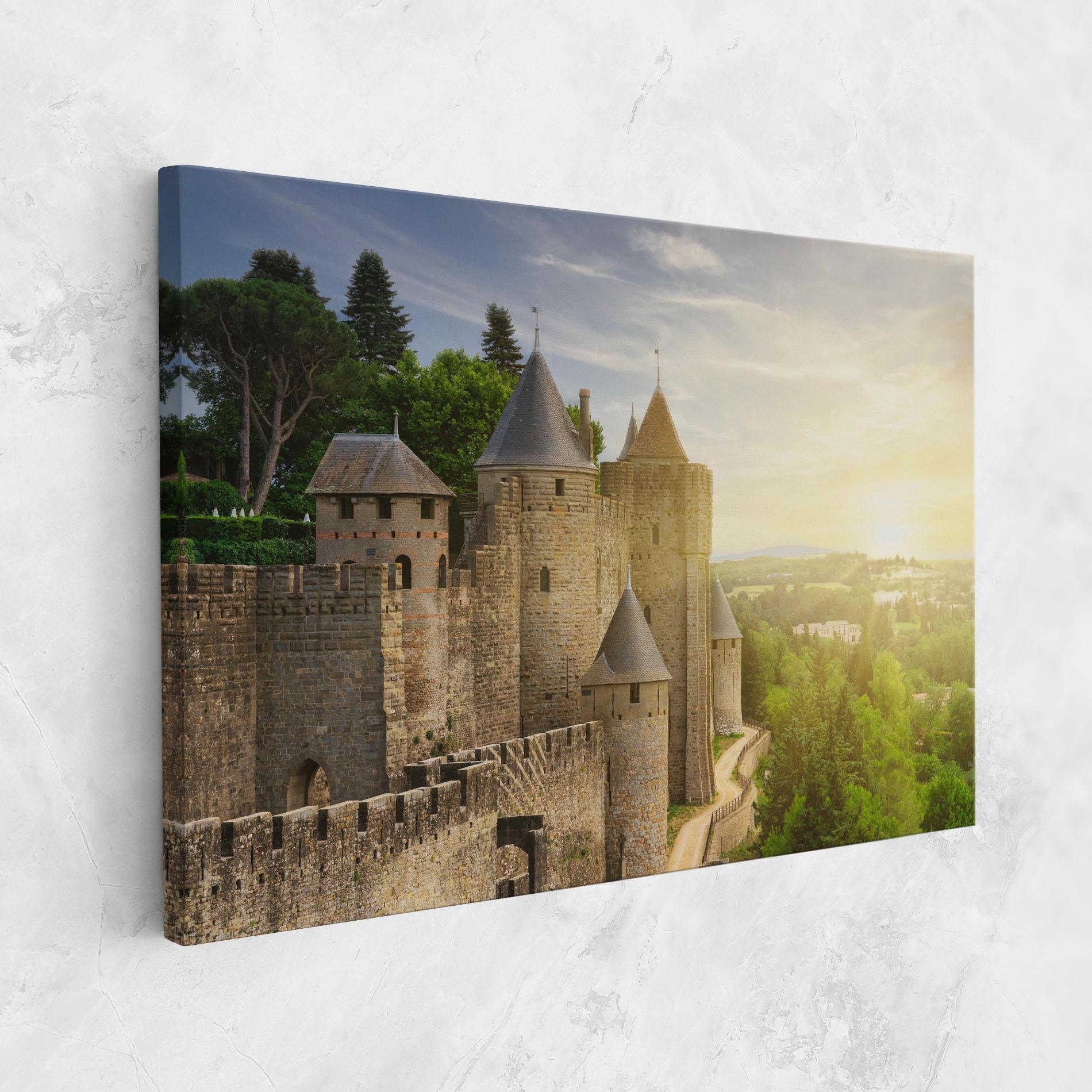 Obraz na Płótnie Carcassonne France mockup 1