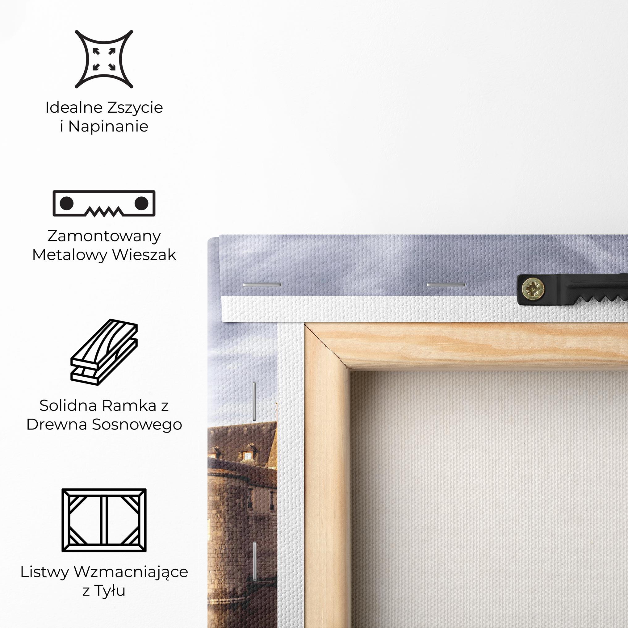 Obraz na Płótnie Chateau Castle mockup 5