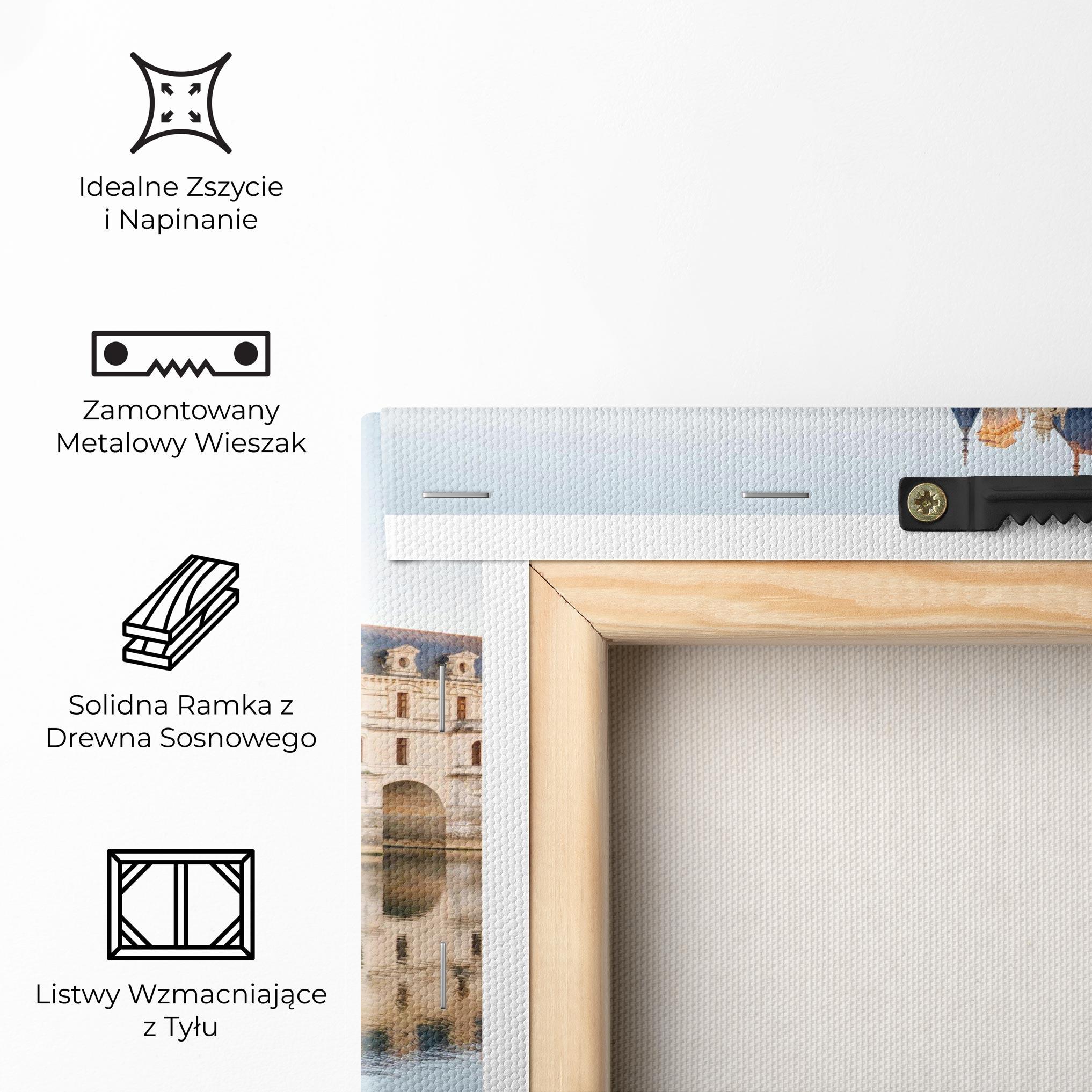 Obraz na Płótnie Chateau Chenonceau Castle mockup 5