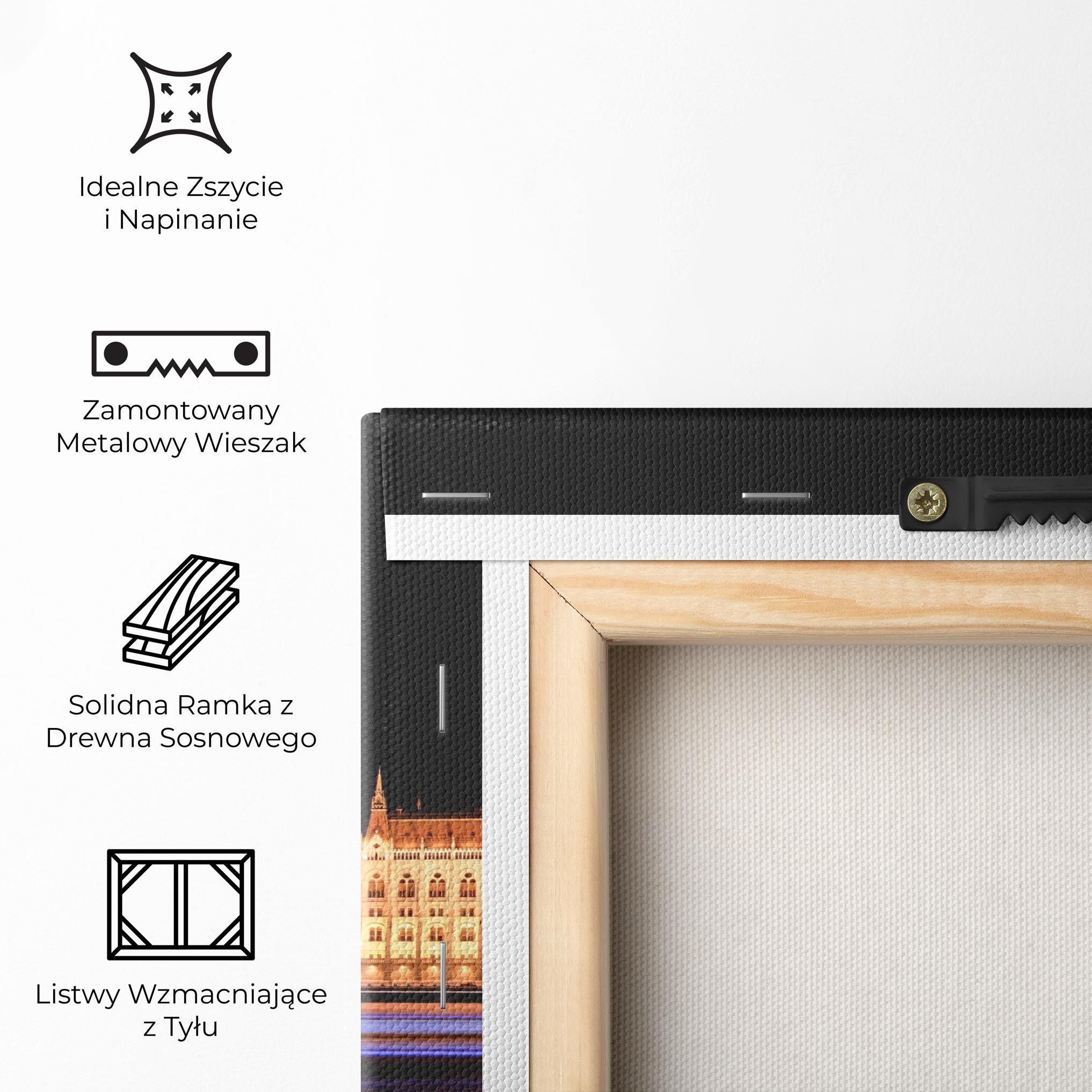 Obraz na Płótnie Night Reflection mockup 5